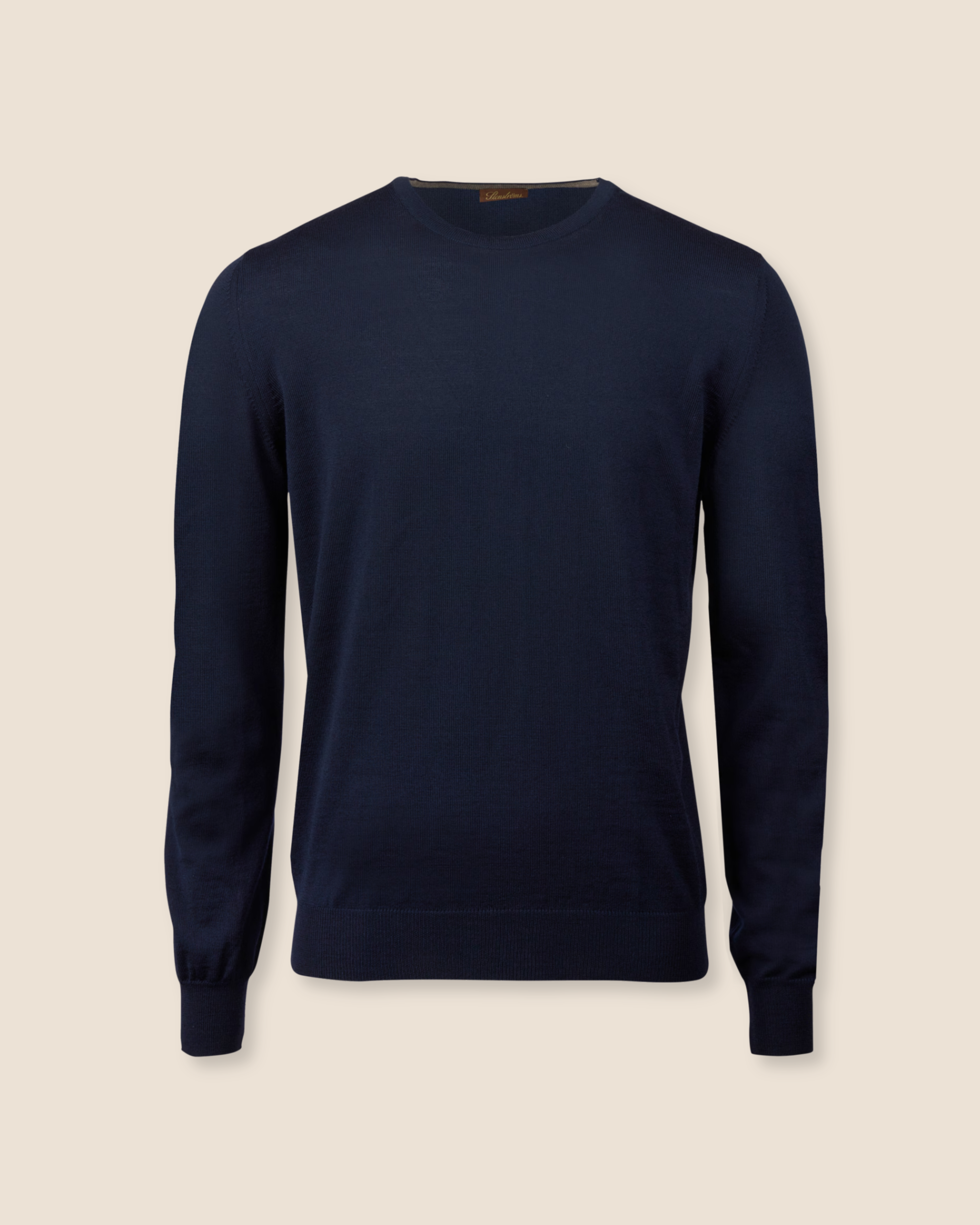 Merino Crew neck - Mørk Blå