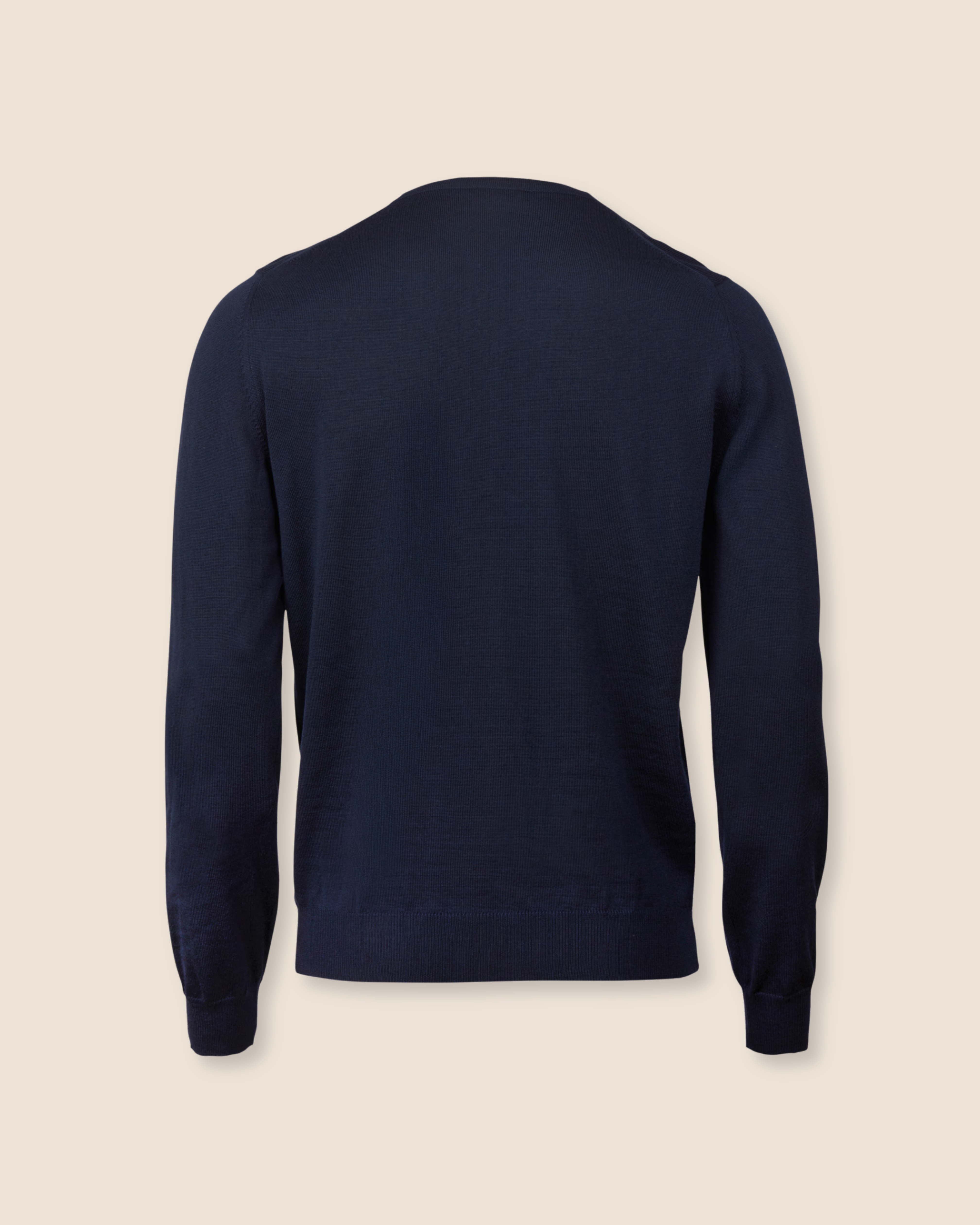 Merino Crew neck - Mørk Blå