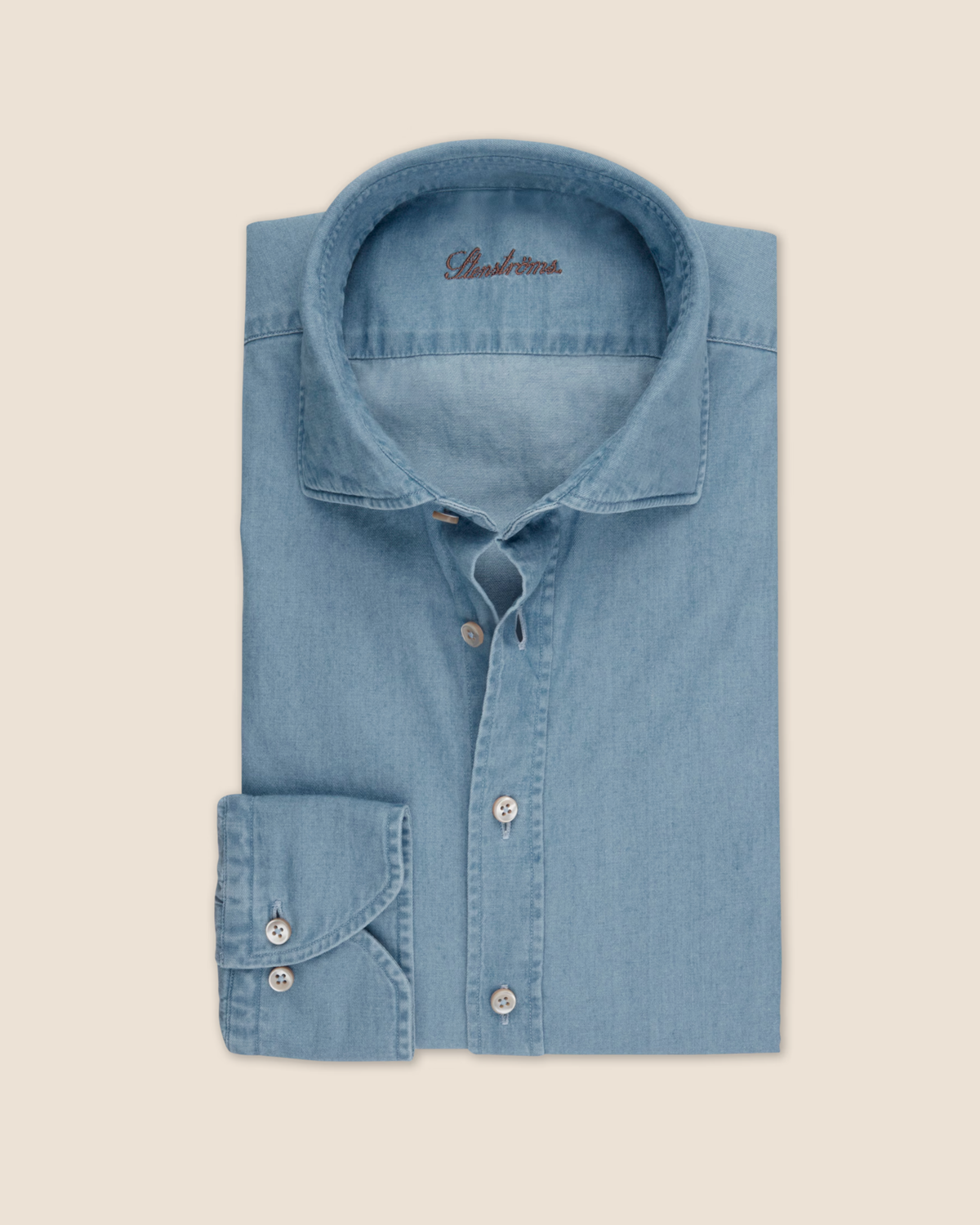 Denim Skjorte Regular - Blå