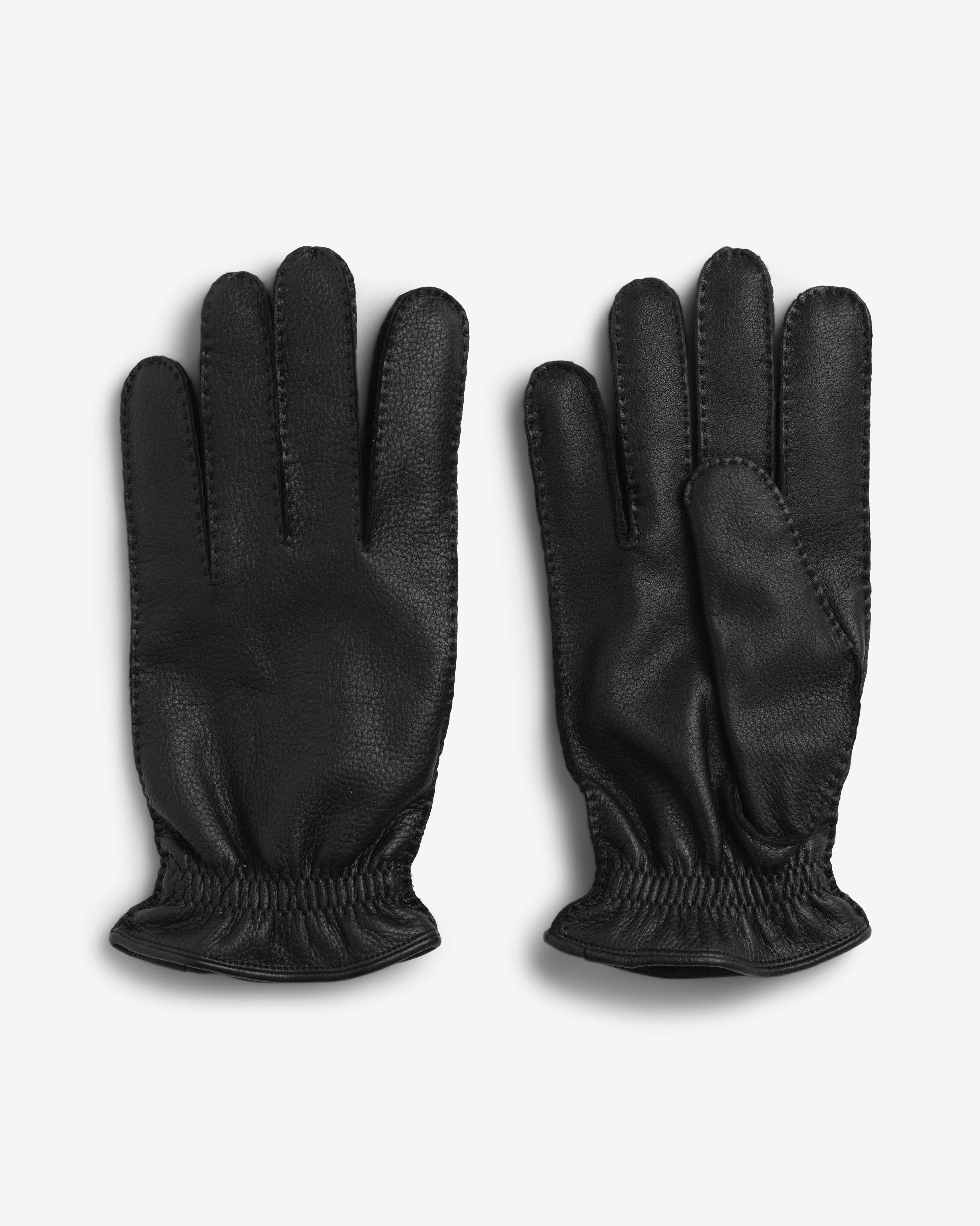 Elg Skinn Hanske Montgommery - Grønn