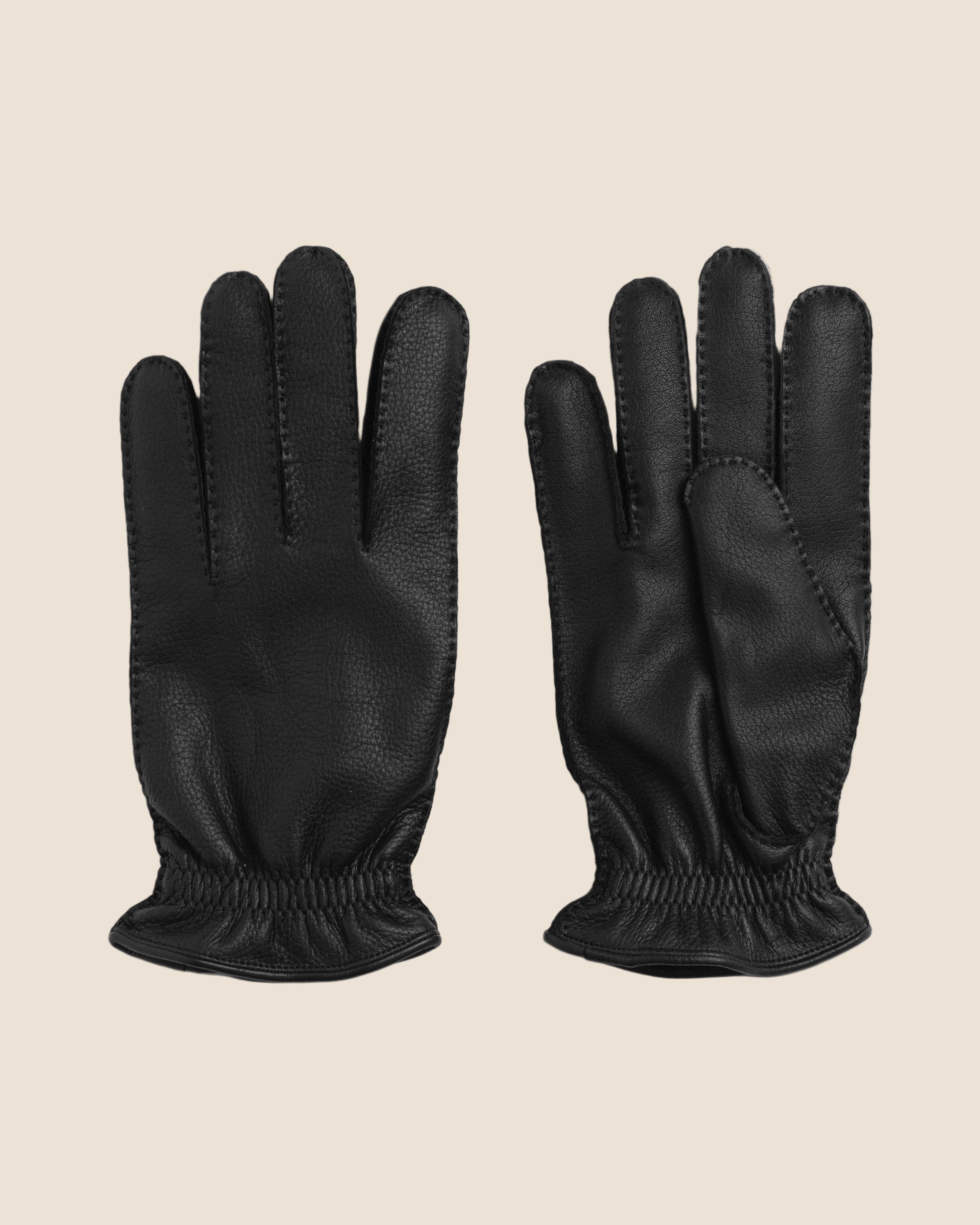 Elg Skinn Hanske Montgommery - Grønn