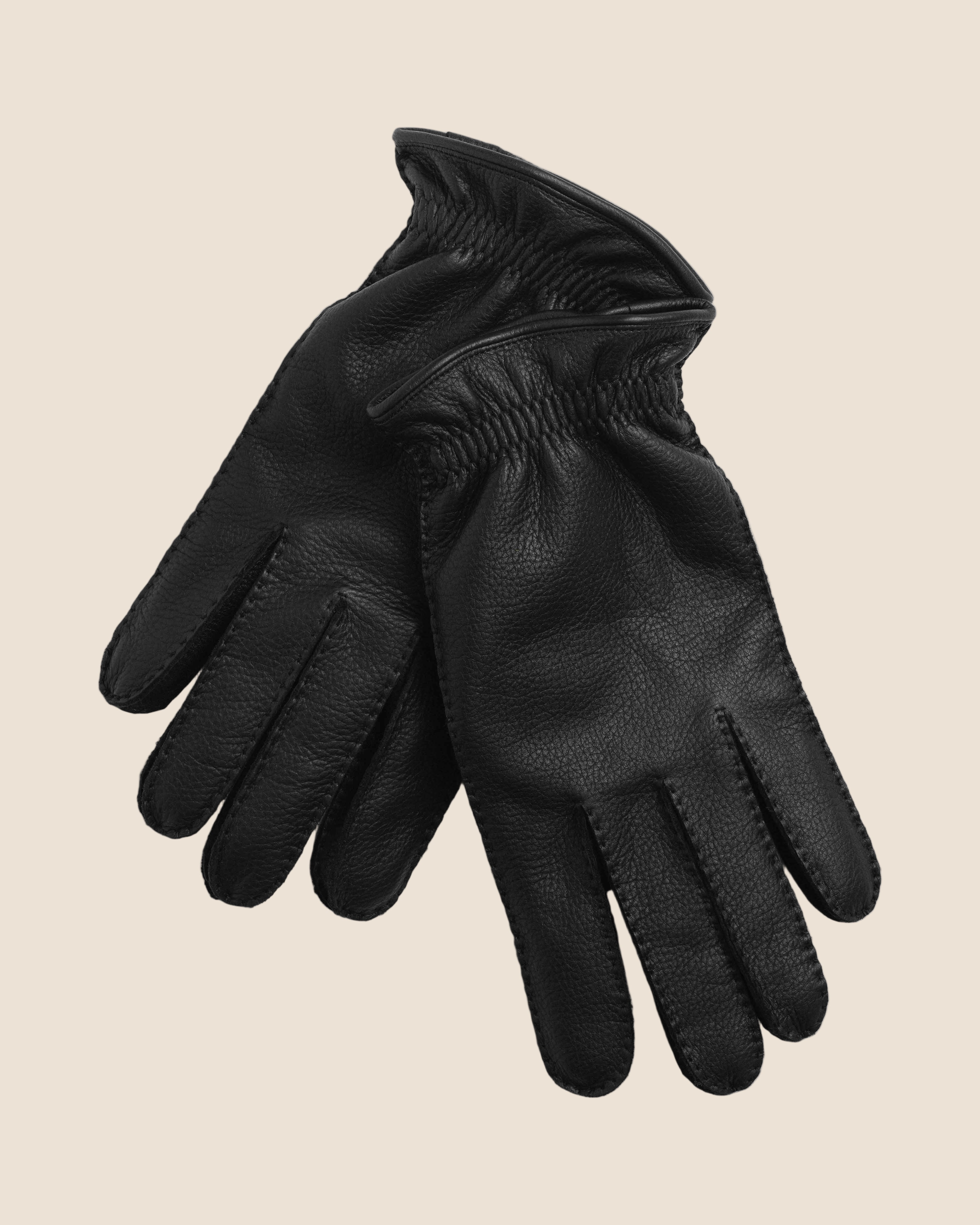 Elg Skinn Hanske Montgommery - Grønn