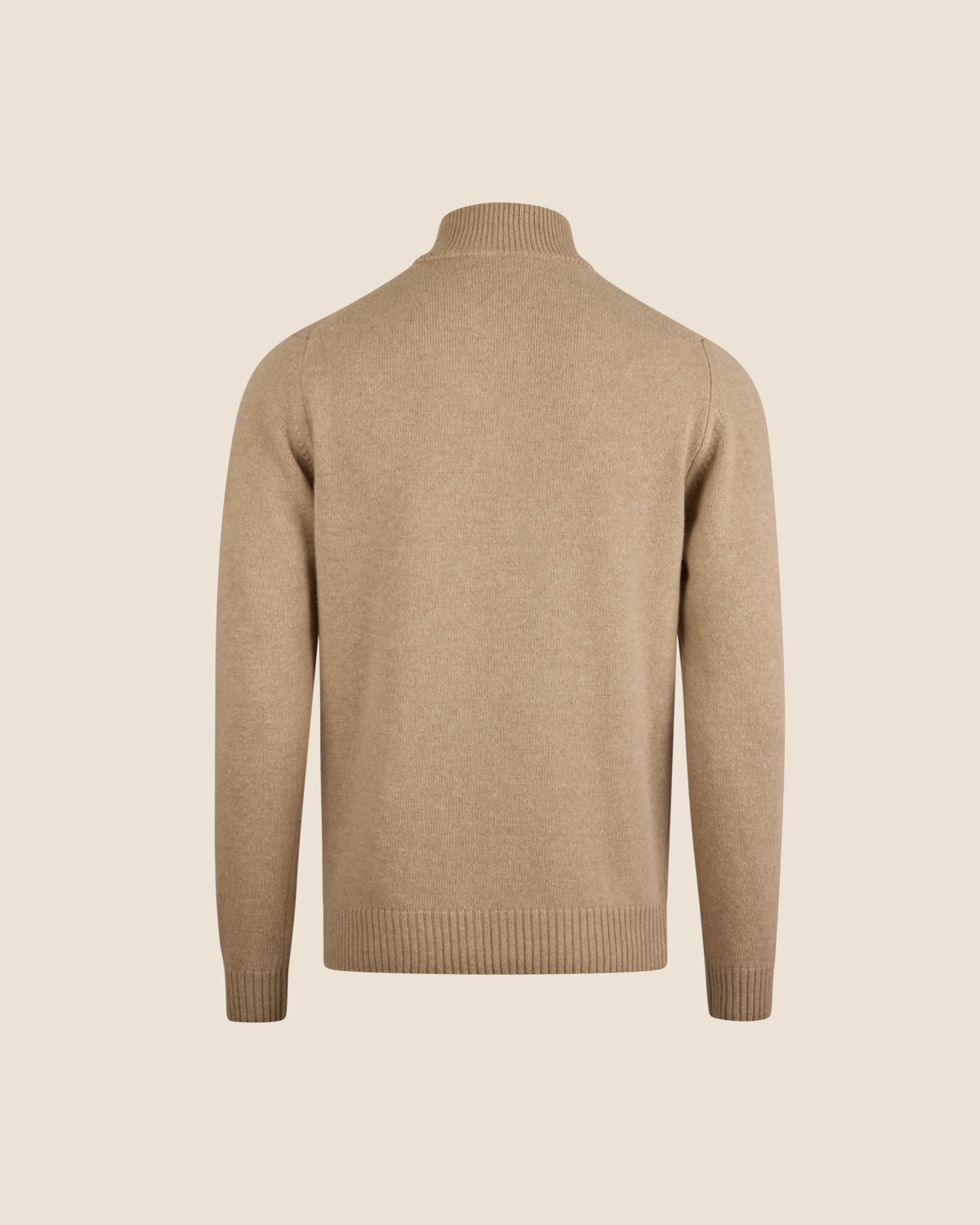 Merino Half-Zip - Beige