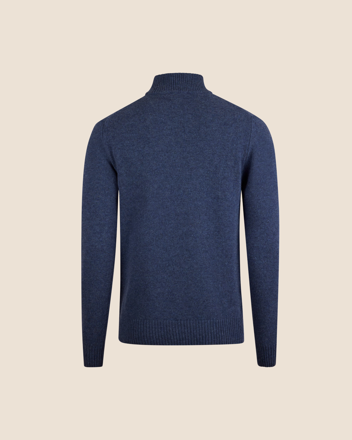 Merino Half-Zip - Blå