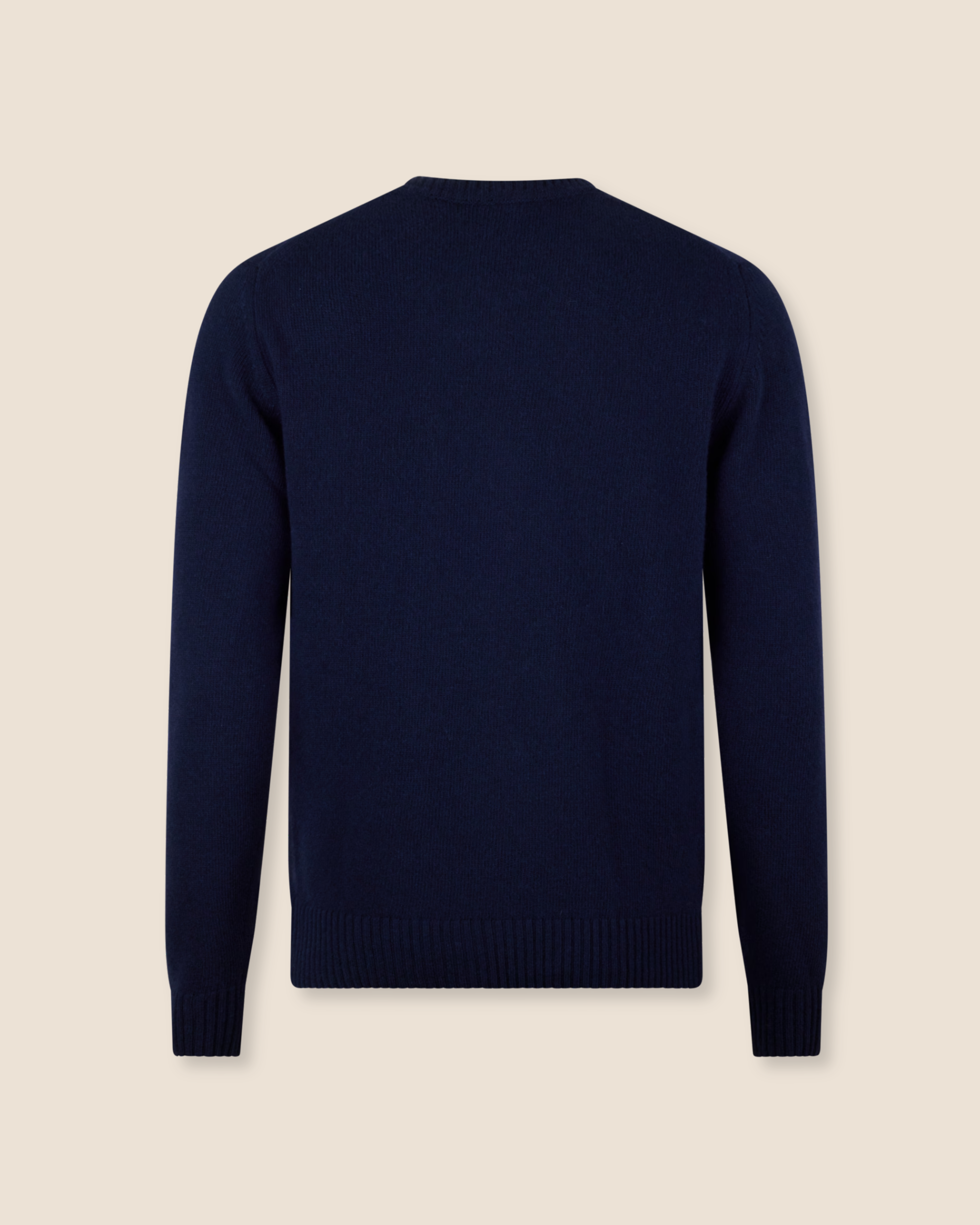 Merino Genser Rundhals - Navy