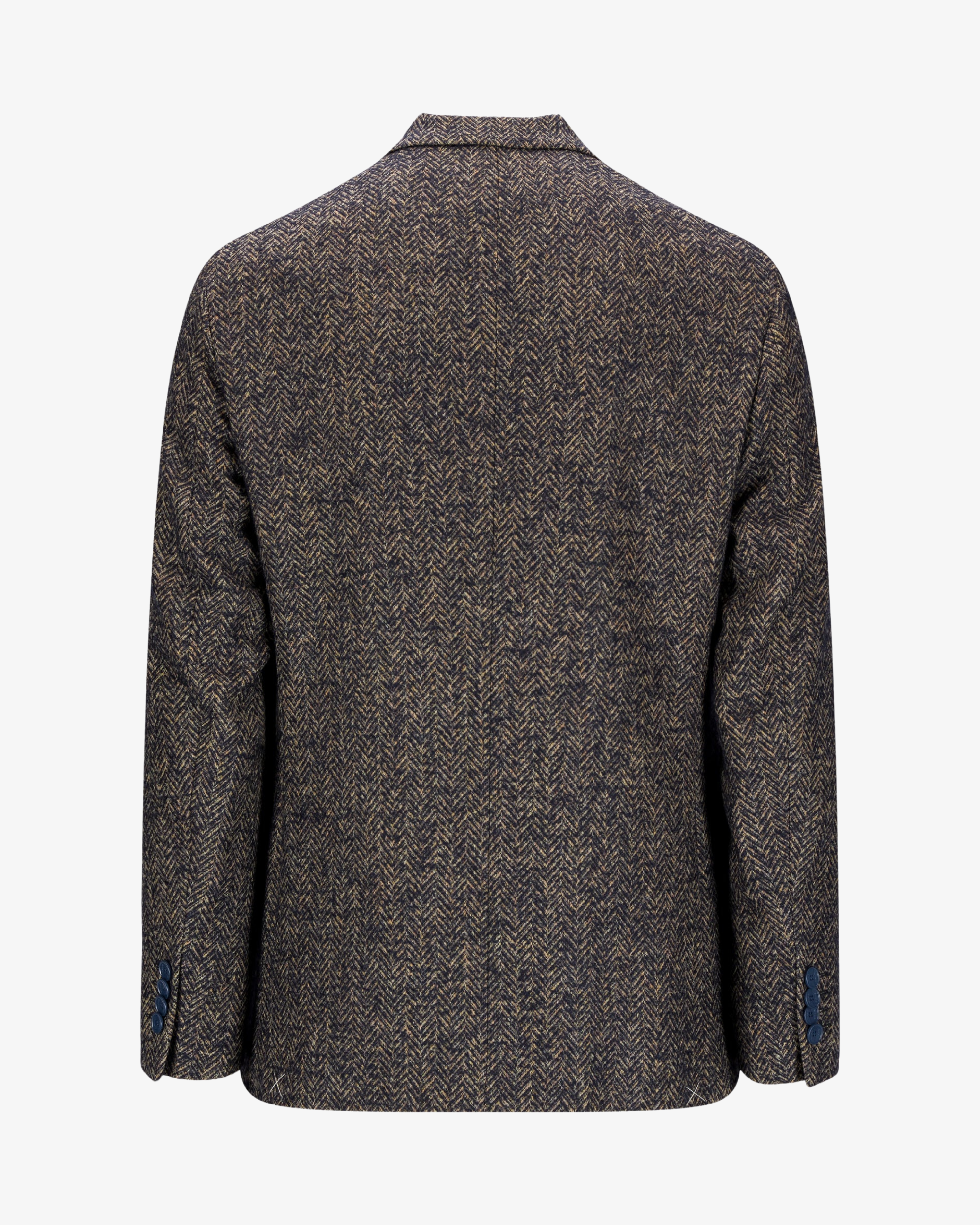 Slim-fit Herringbone Ull Blazer