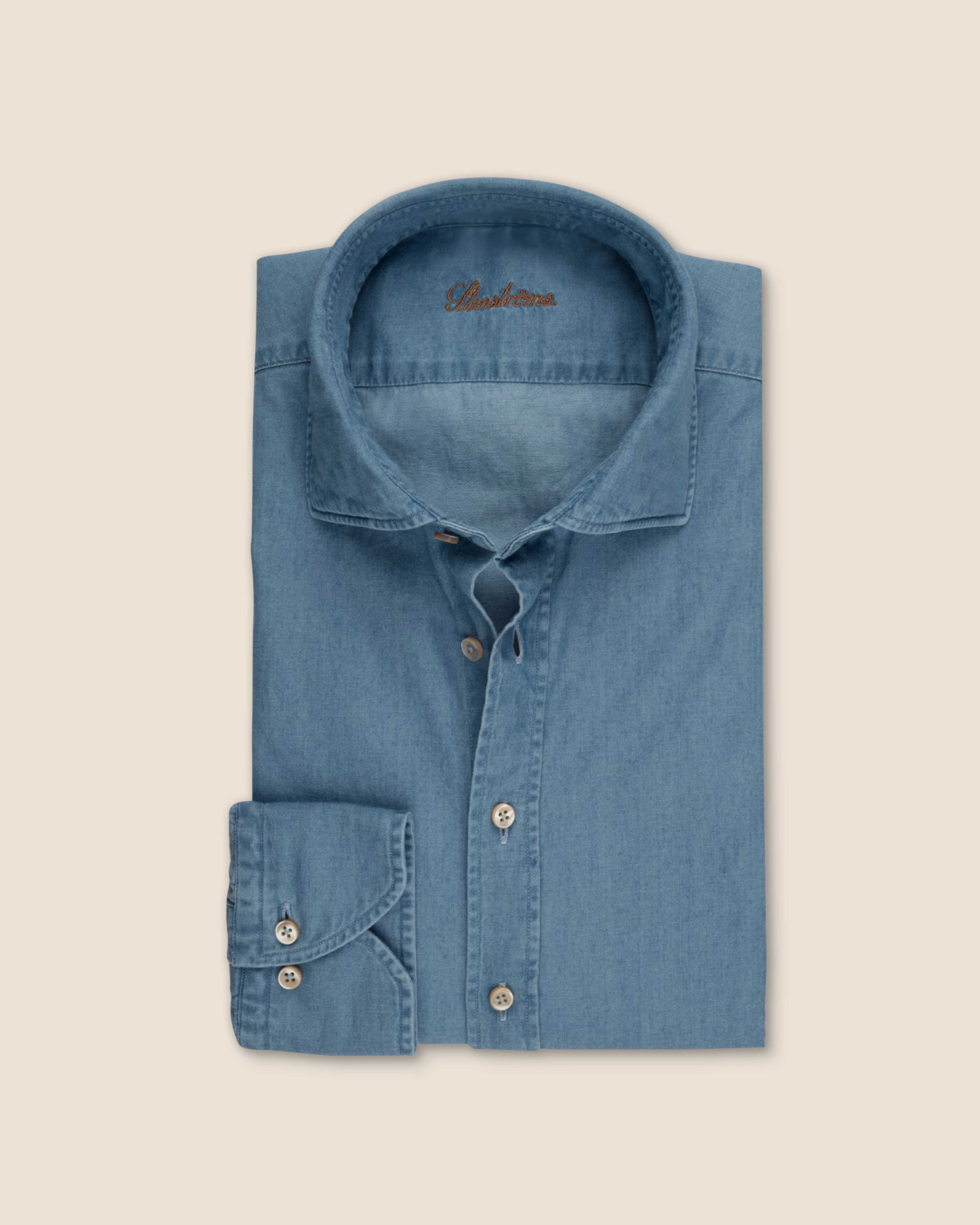 Skjorte Slimline - Denim