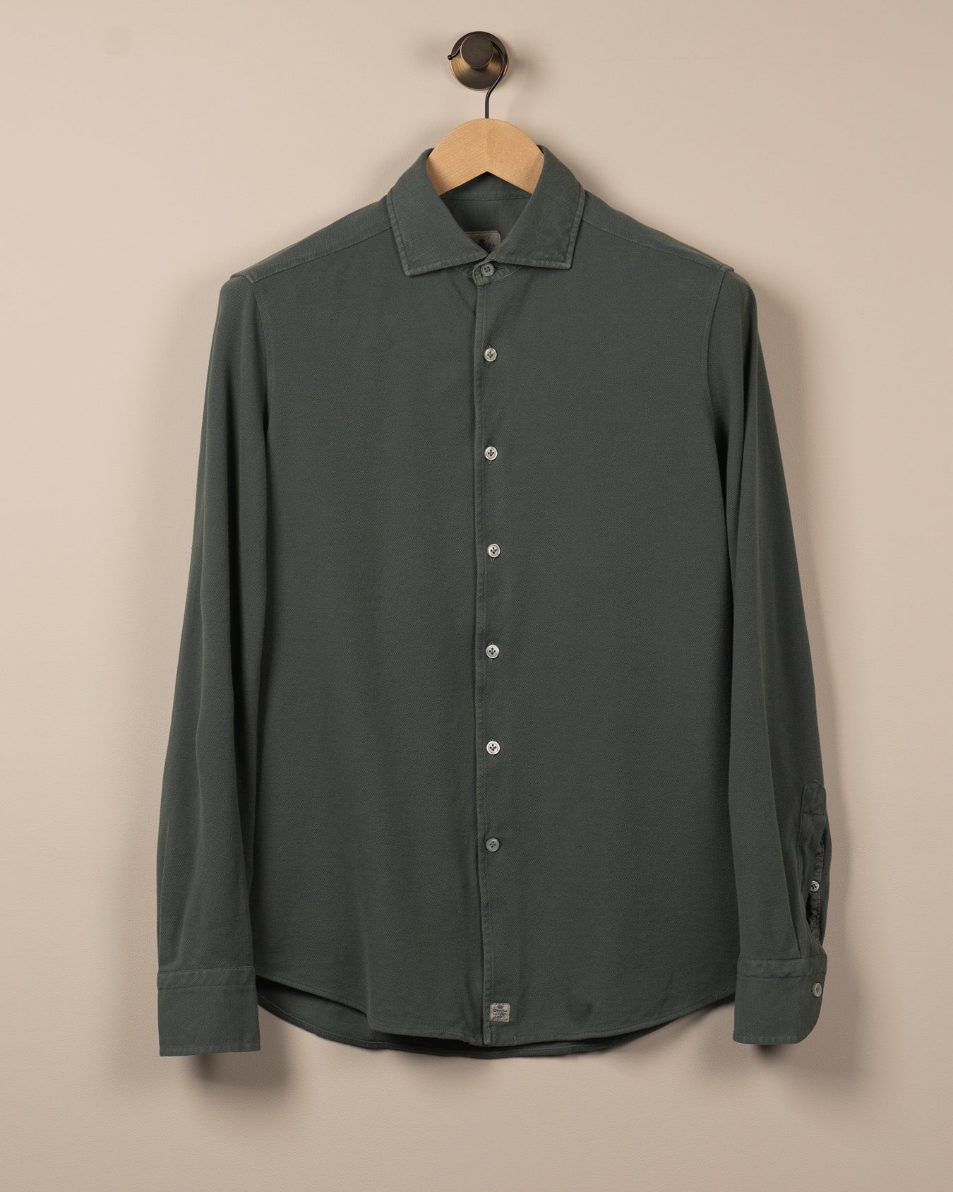 Jersey Skjorte - Grønn