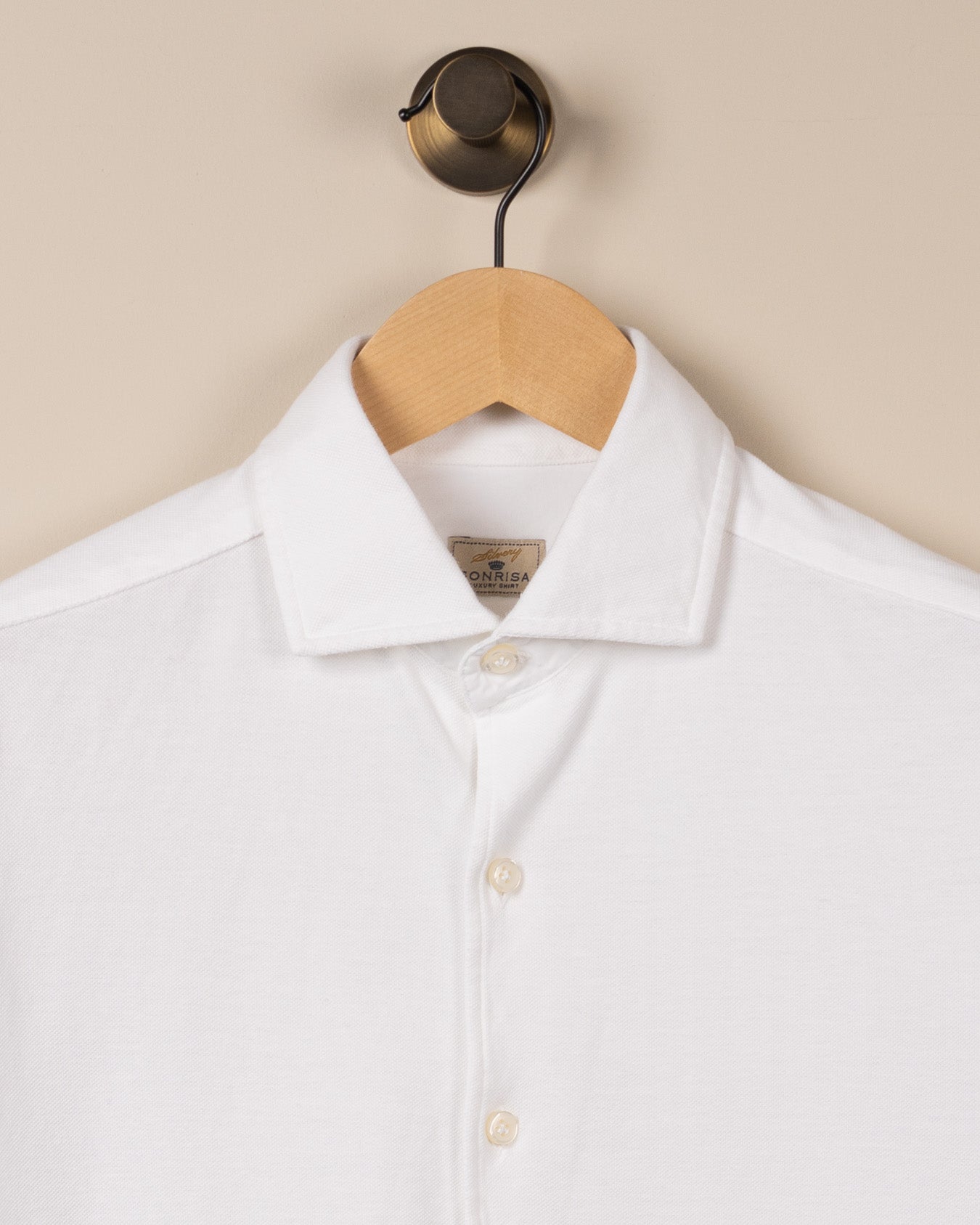 Jersey Skjorte - Hvit