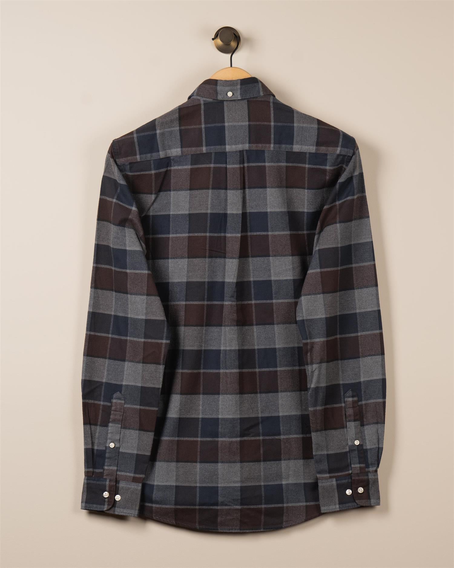 Valley Tailored Checked - Dark Oak