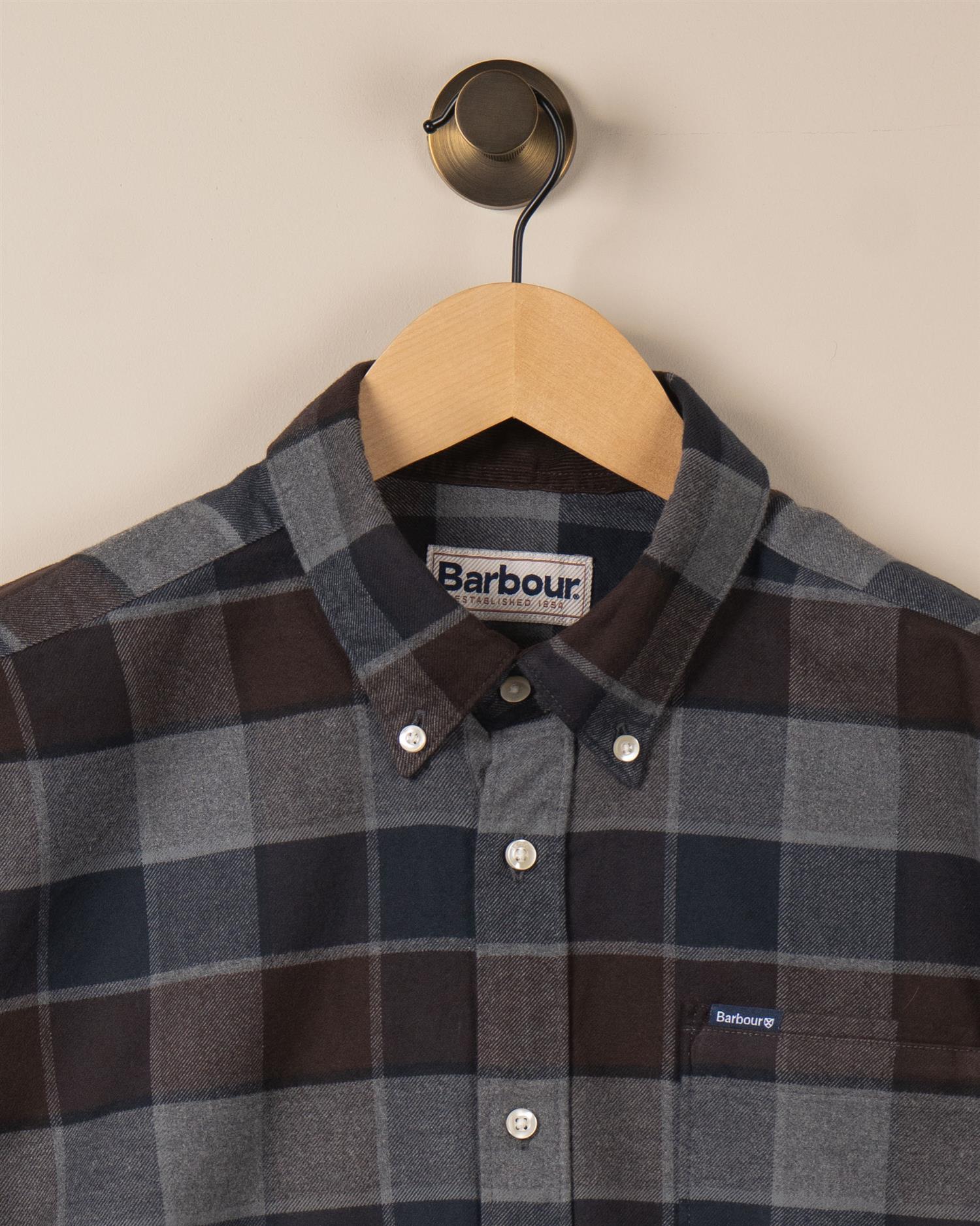 Valley Tailored Checked - Dark Oak