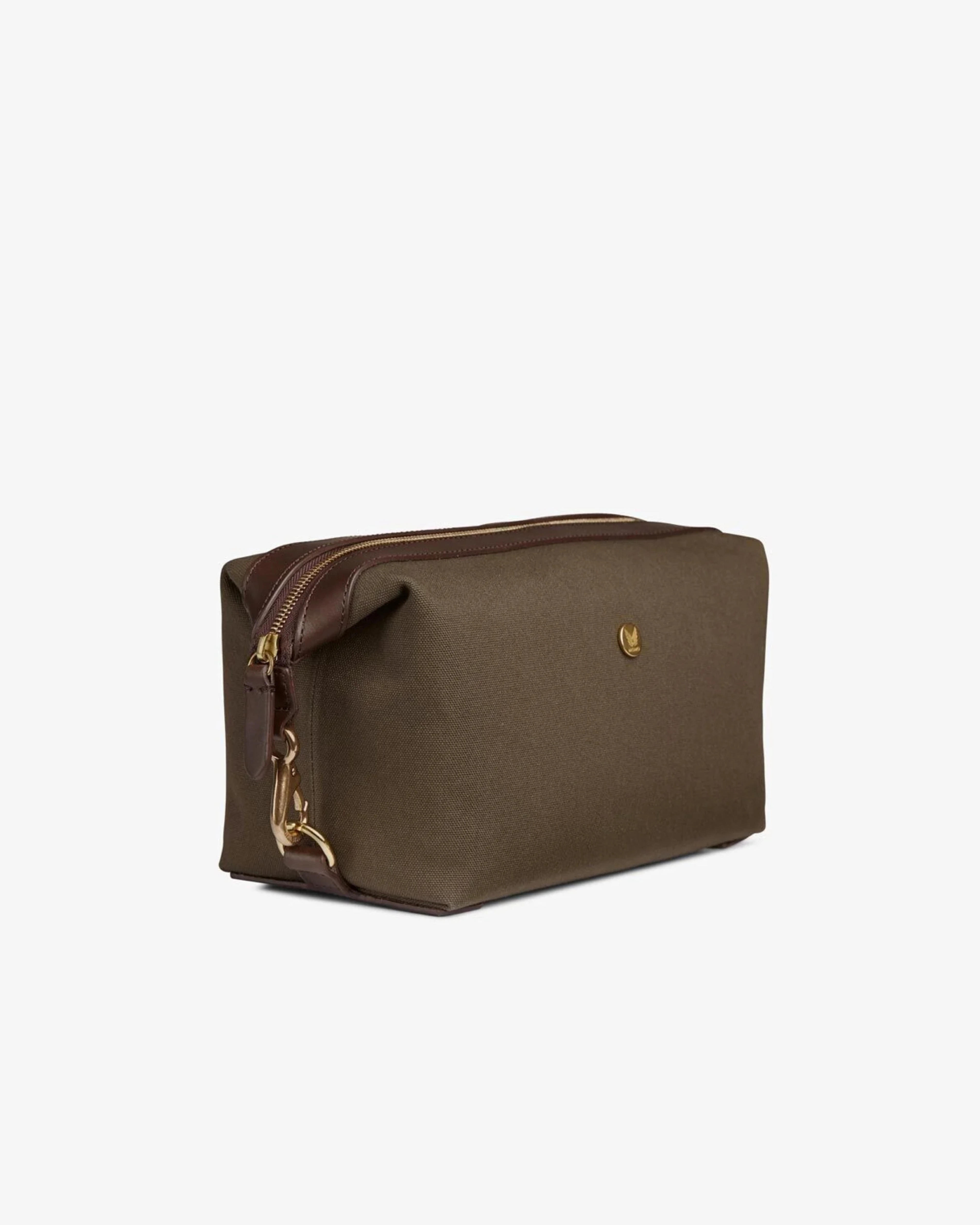 M/S Washbag - Army/Dark Brown