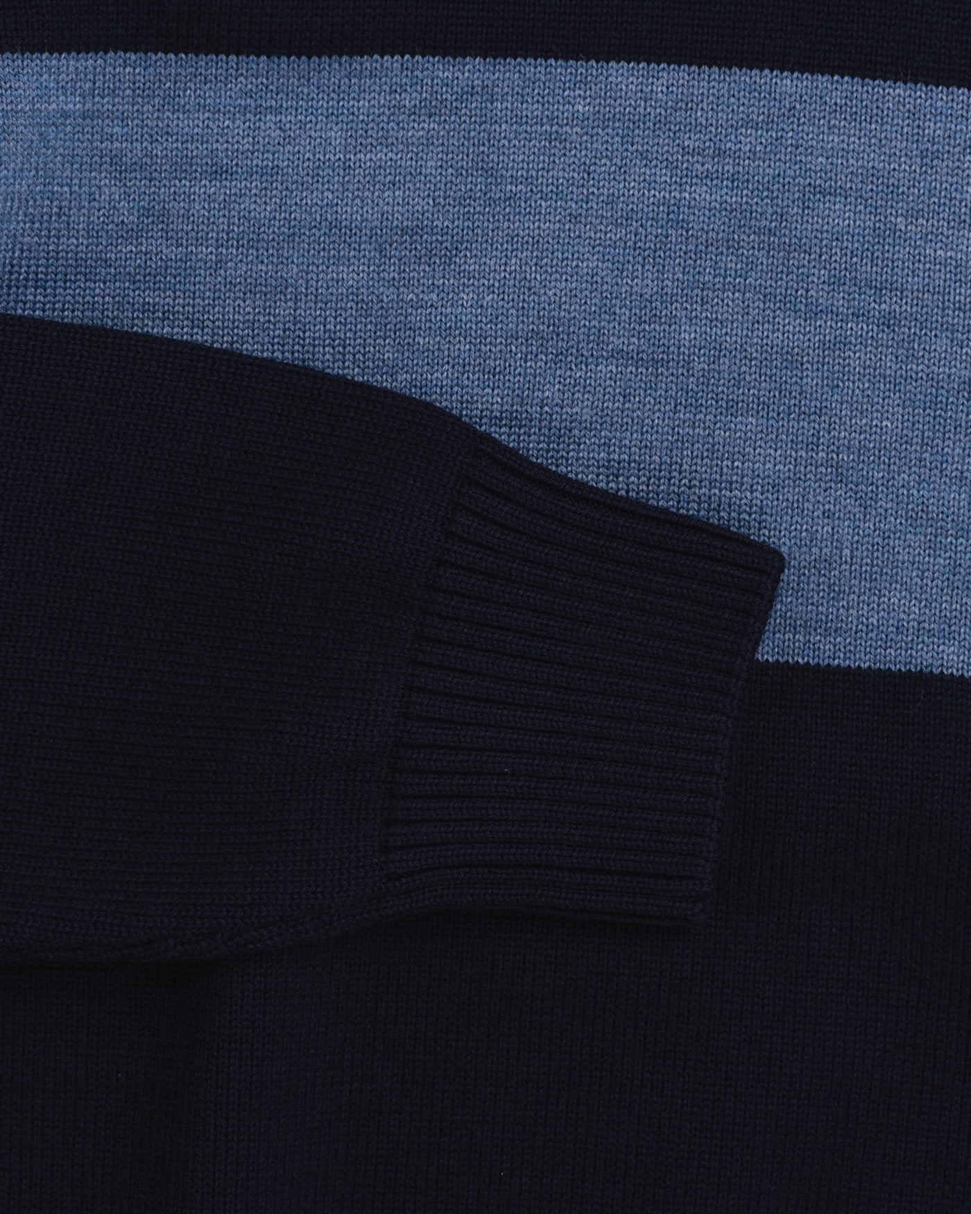 Høyhalset Genser med Stripe - Navy-Paul & Shark-www.gunnaroye.no