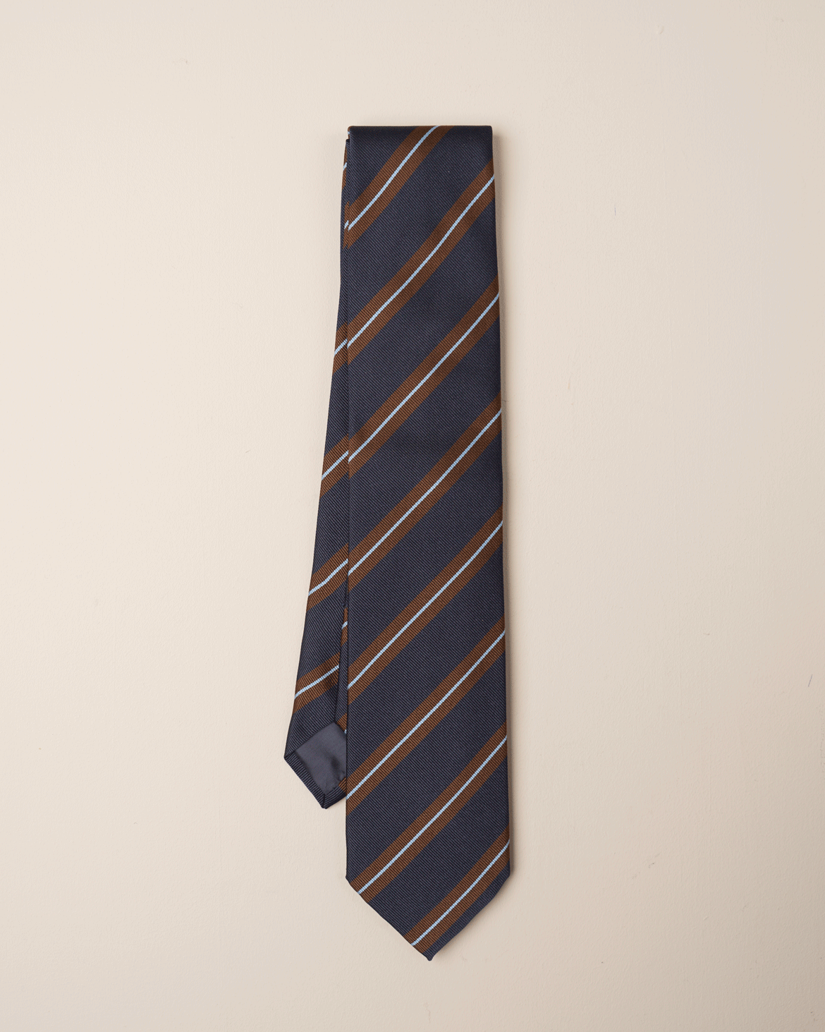 Regimaental Striper - Blå/Brun