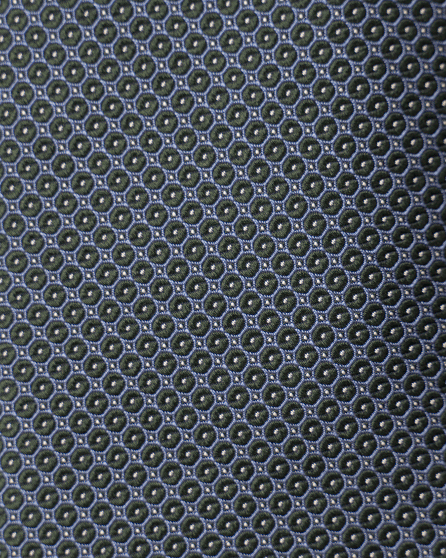 Mønstret Slips - Grønn