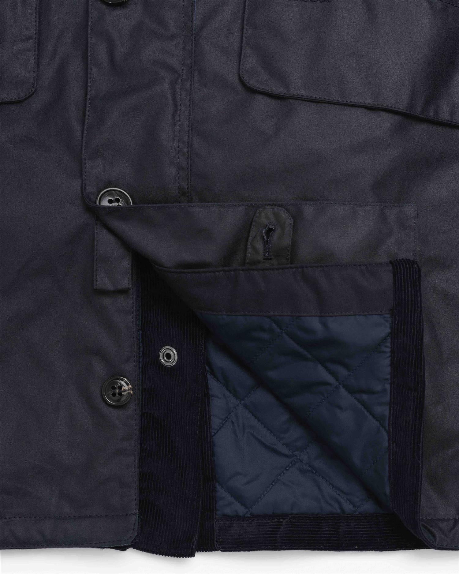 Wax Jacket - Navy-Barbour-www.gunnaroye.no