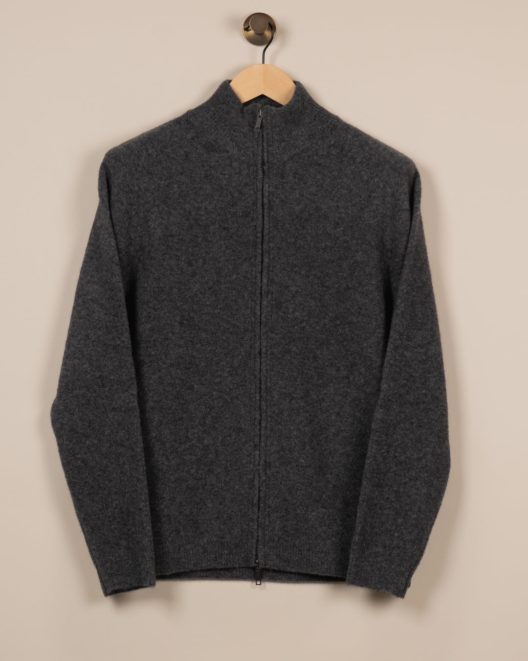 Zull-Zip Cardigan - Grå