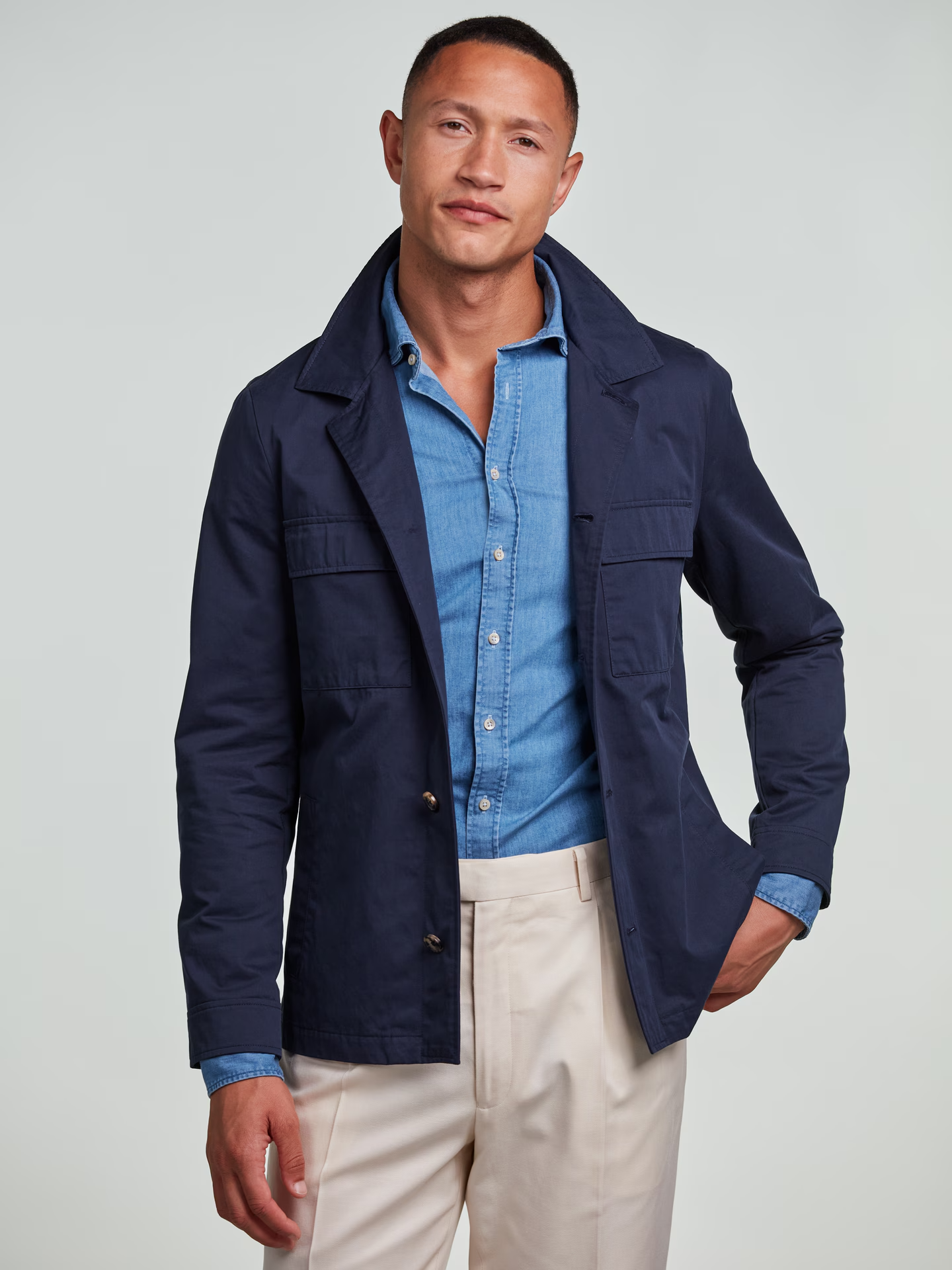 Skjorte Regular Fit - Denim