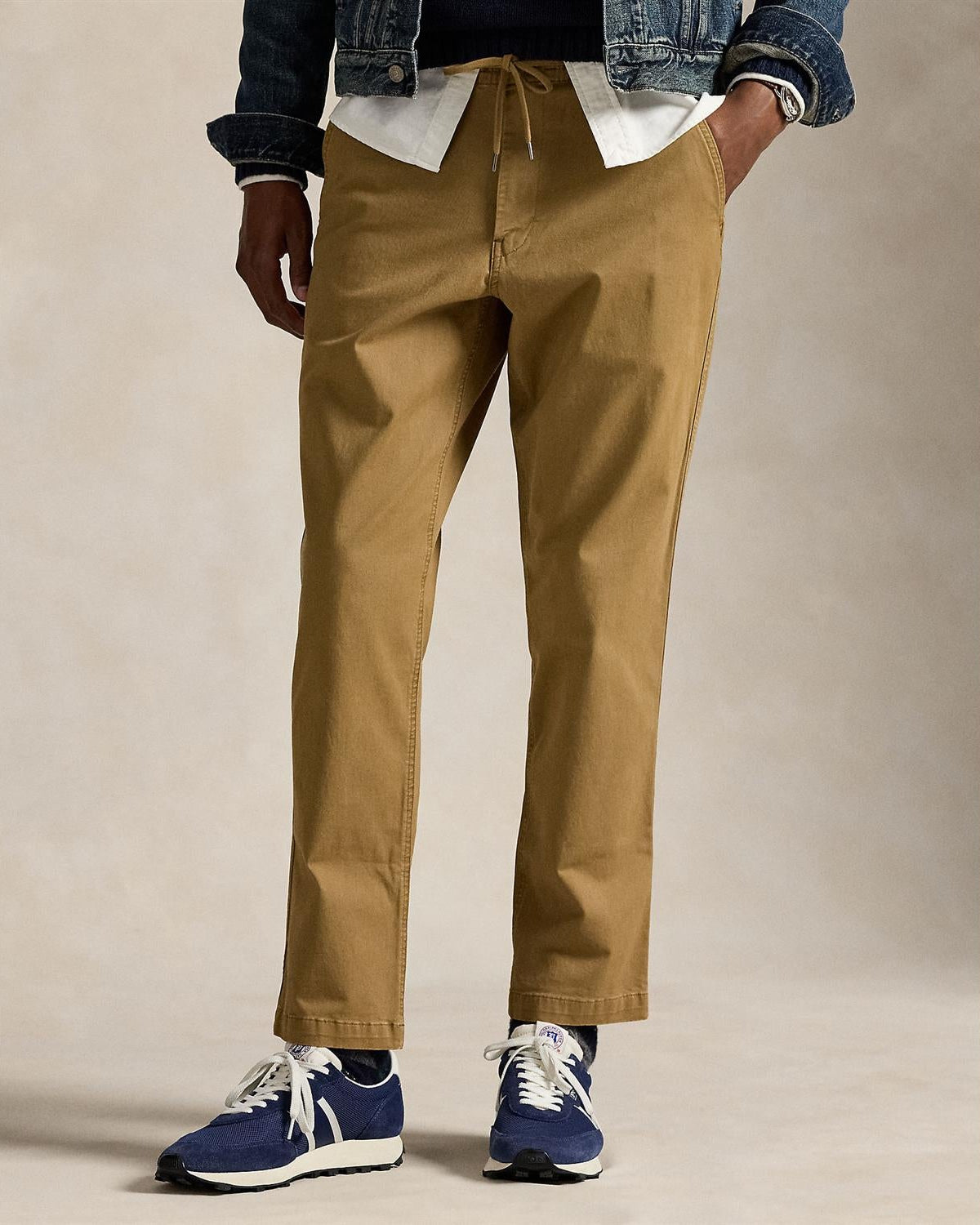 Prepster Flat front Bukse - Khaki