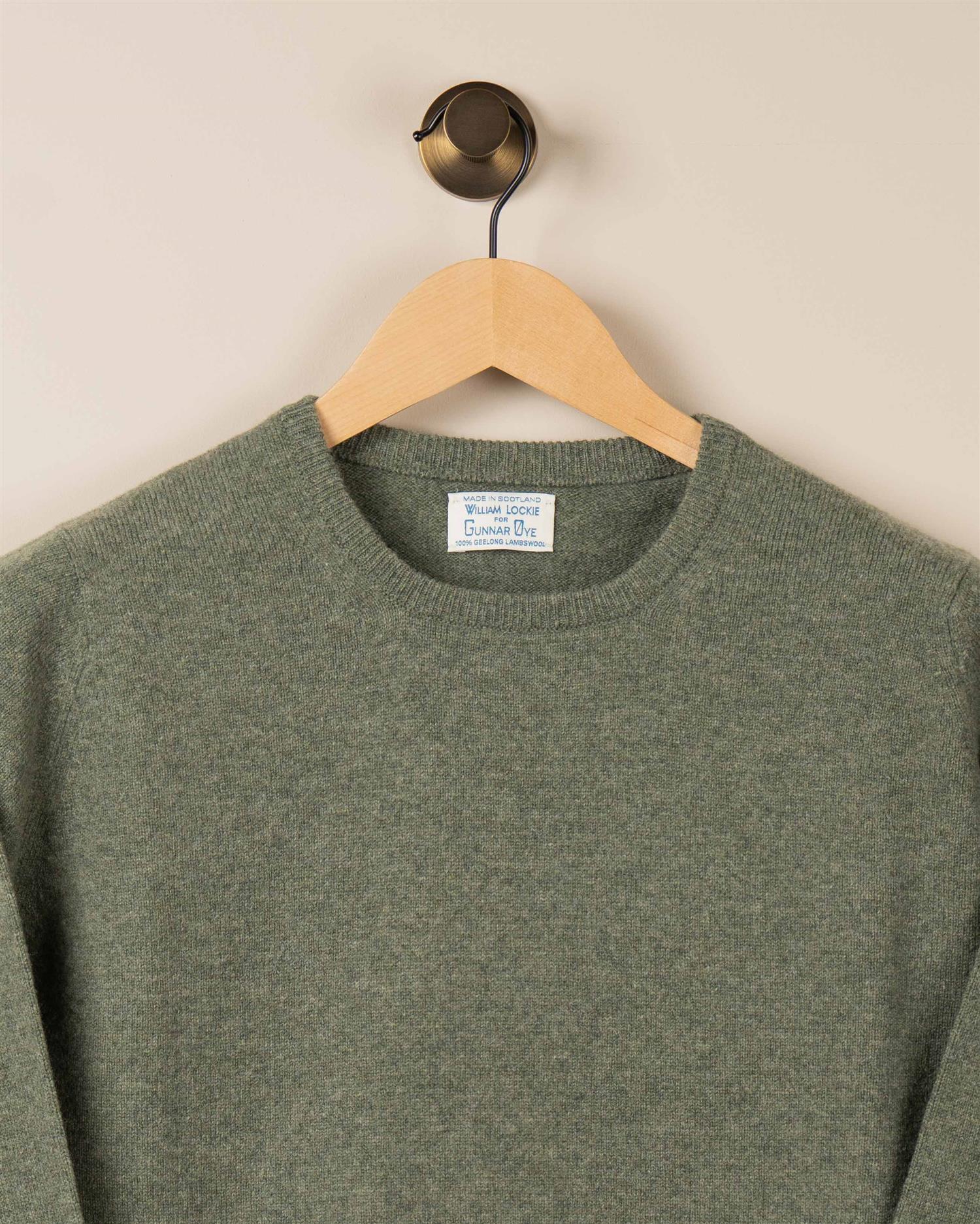 Rundhals Genser - Lys Grønn