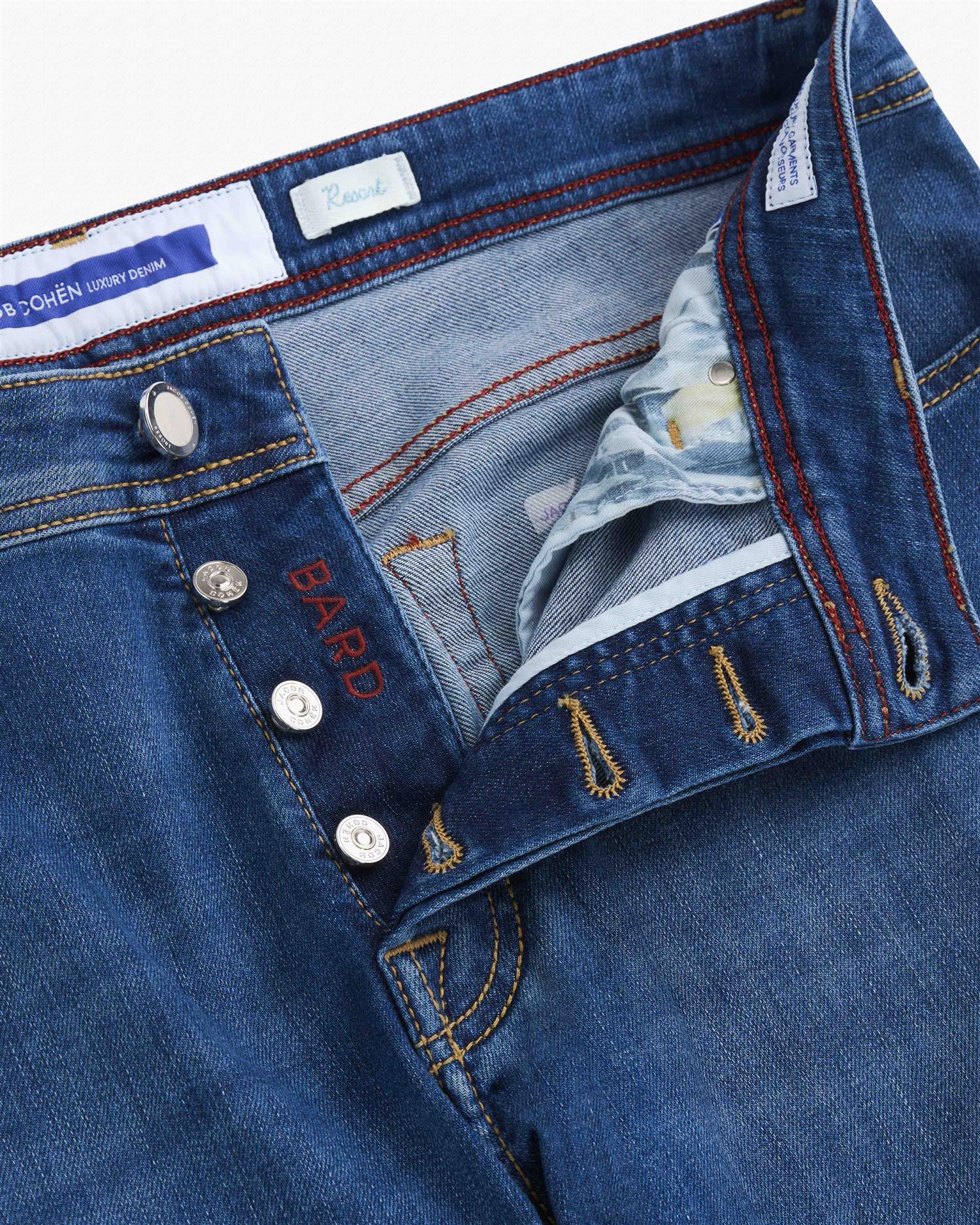 Bard Jeans Teak Patch - Mellom Vask