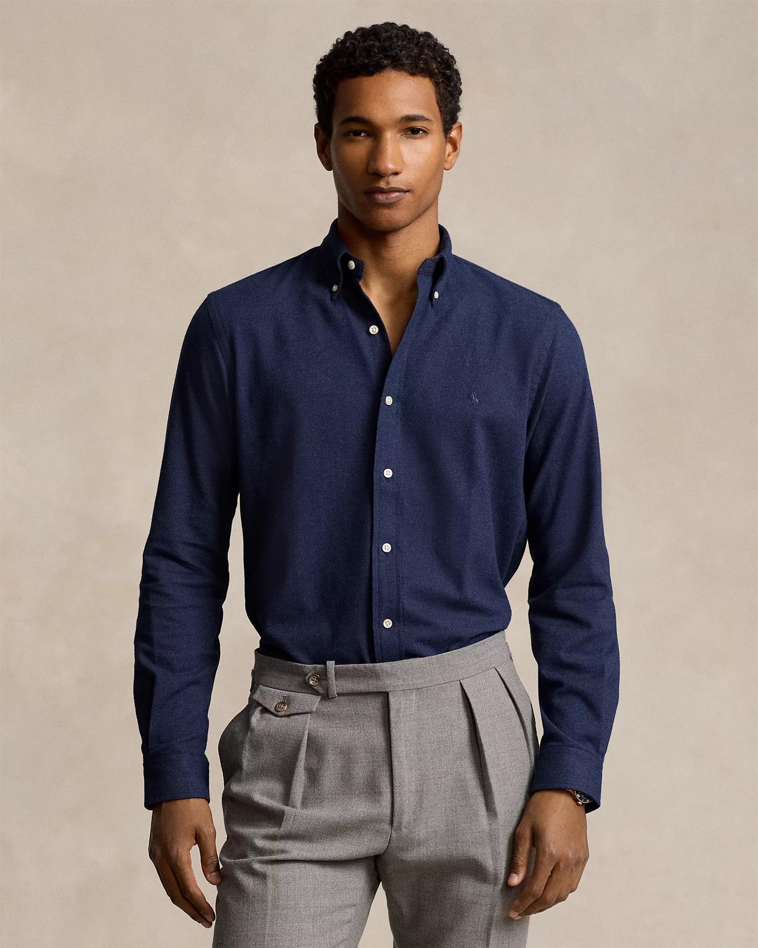 Custom Fit Performans twill - Navy-Polo Ralph Lauren-www.gunnaroye.no
