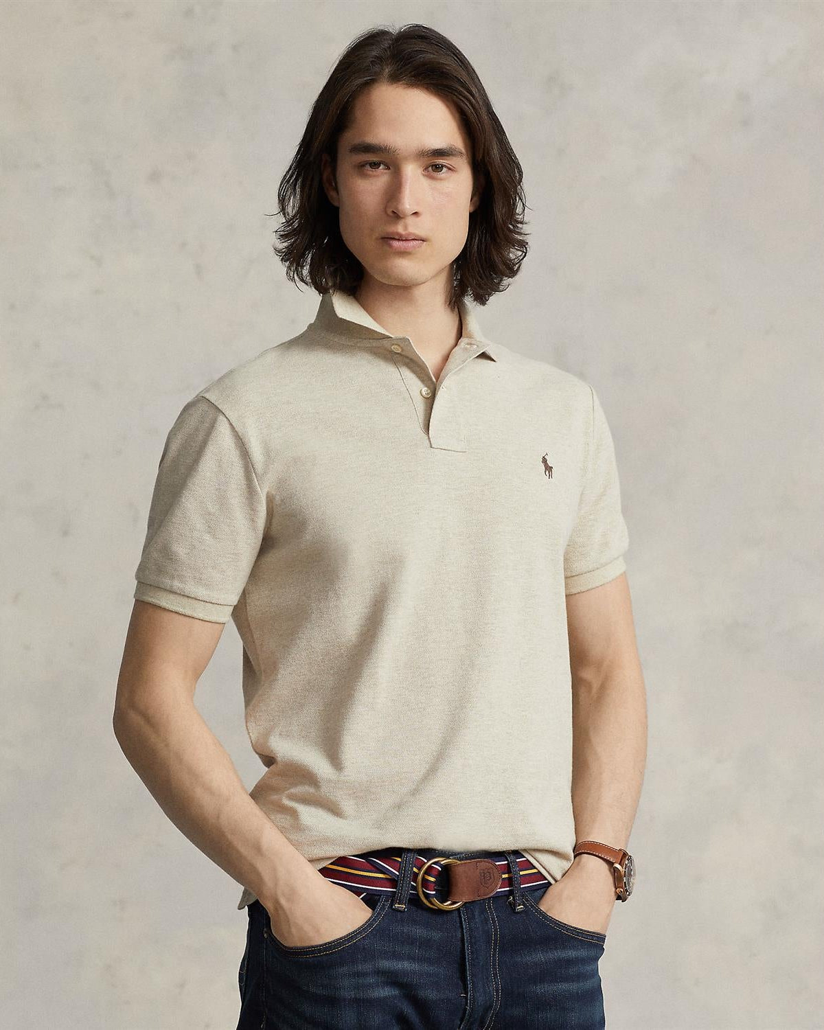 Custom Slim Fit Polo Dune