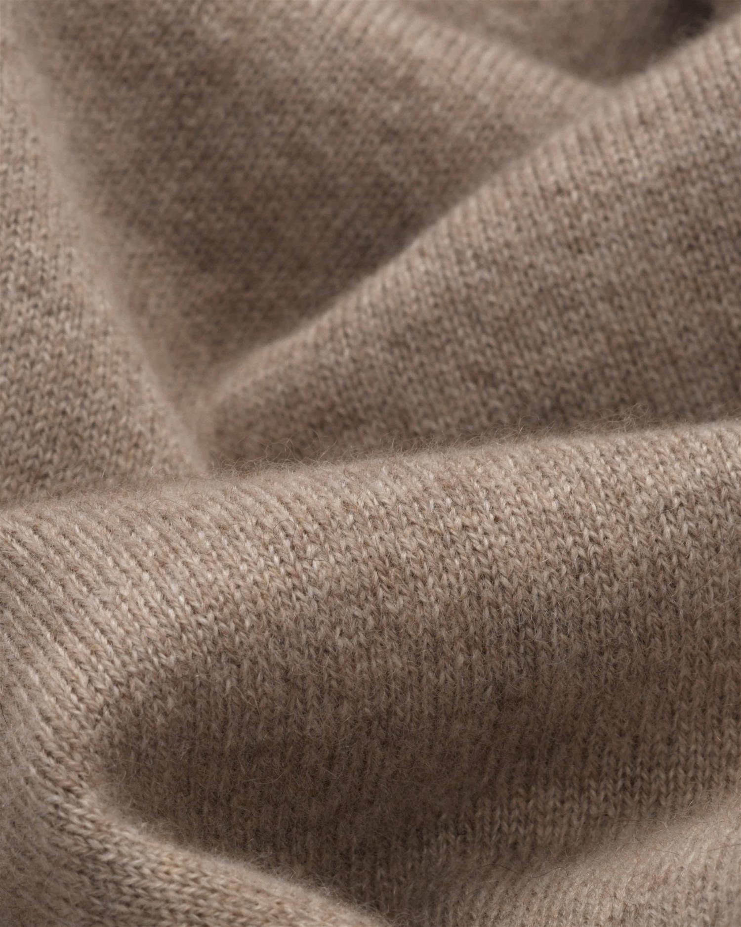 Rundhals Genser - Beige