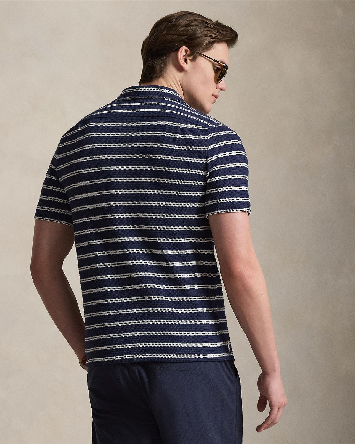 Seersucker Bukse - Navy