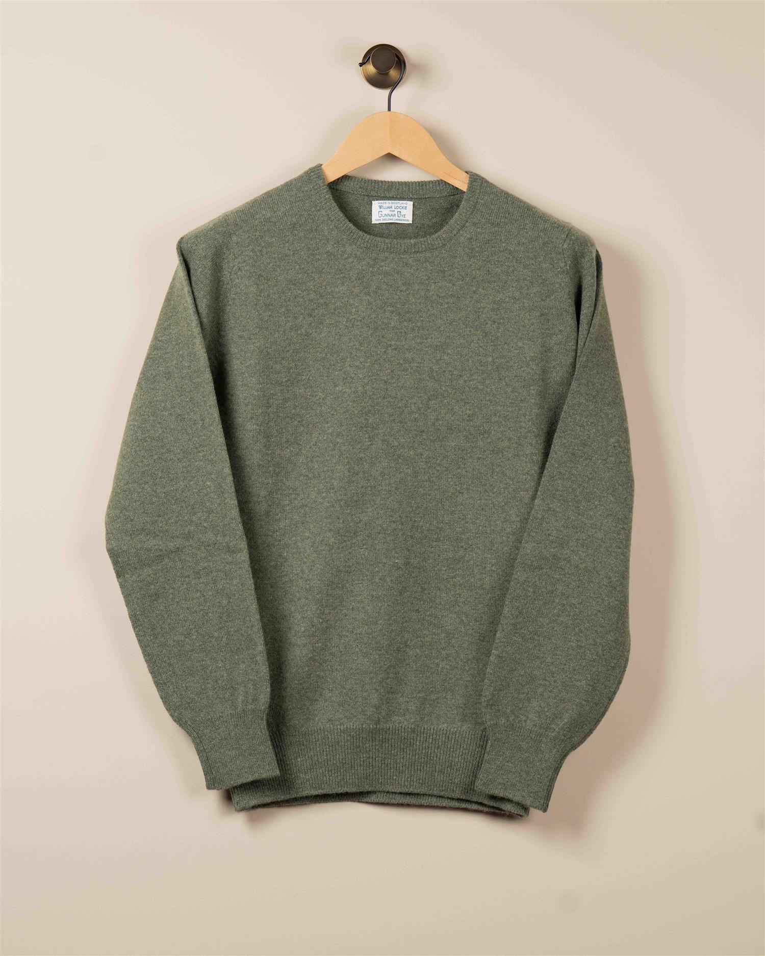 Rundhals Genser - Lys Grønn