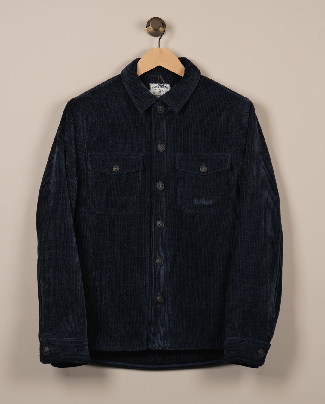 Landeck Corduroy Overshirt - Navy