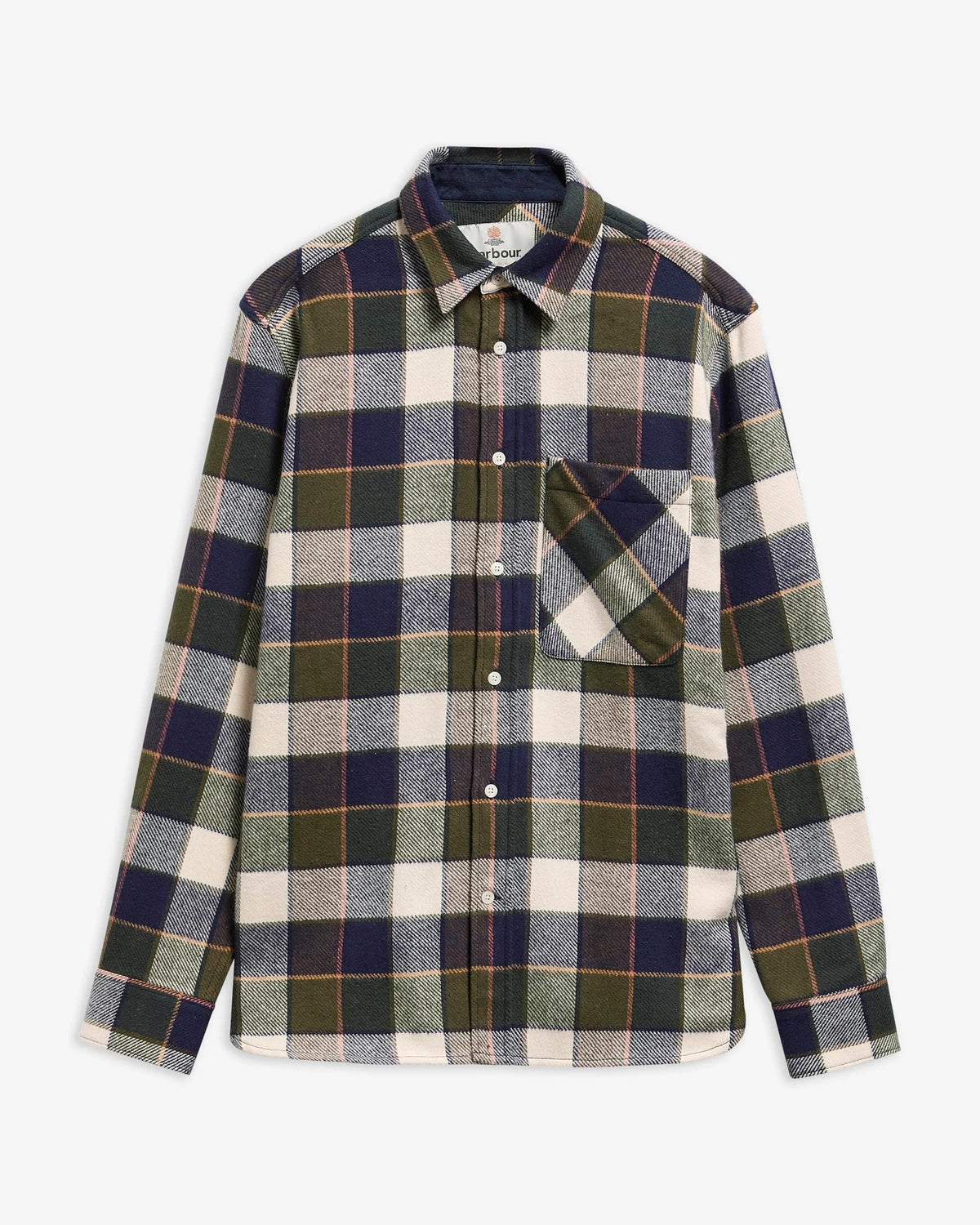 Flanell skjorte Bannock - Oliven
