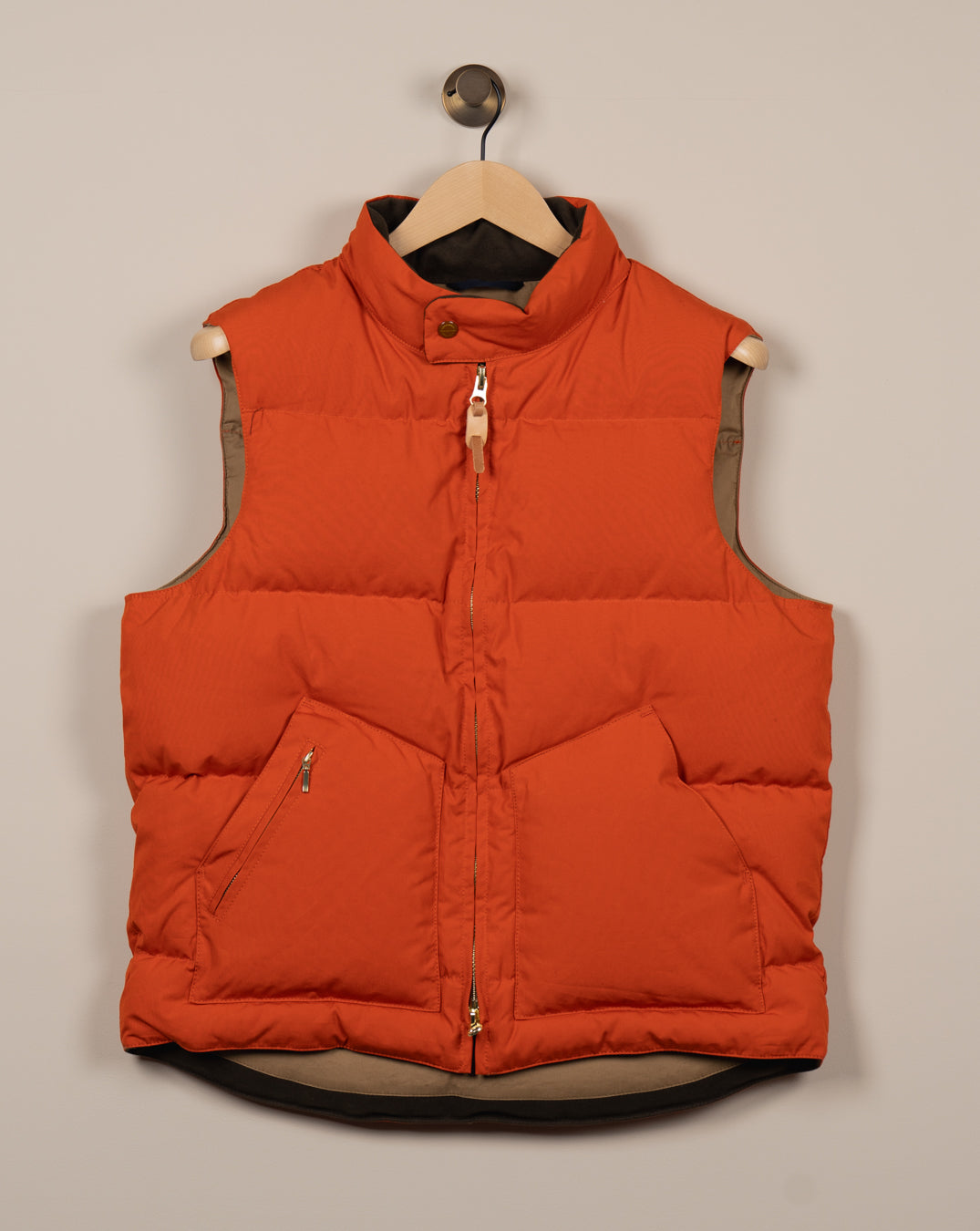New Goose Down Vest - Orange