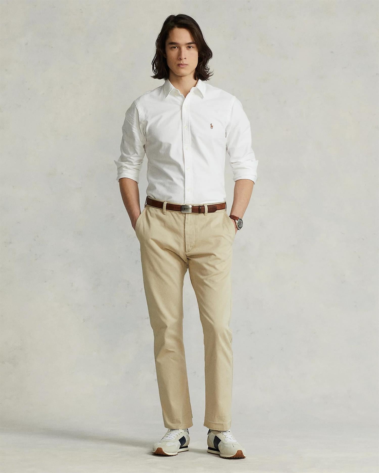 Custom Fit Oxford Skjorte - Hvit