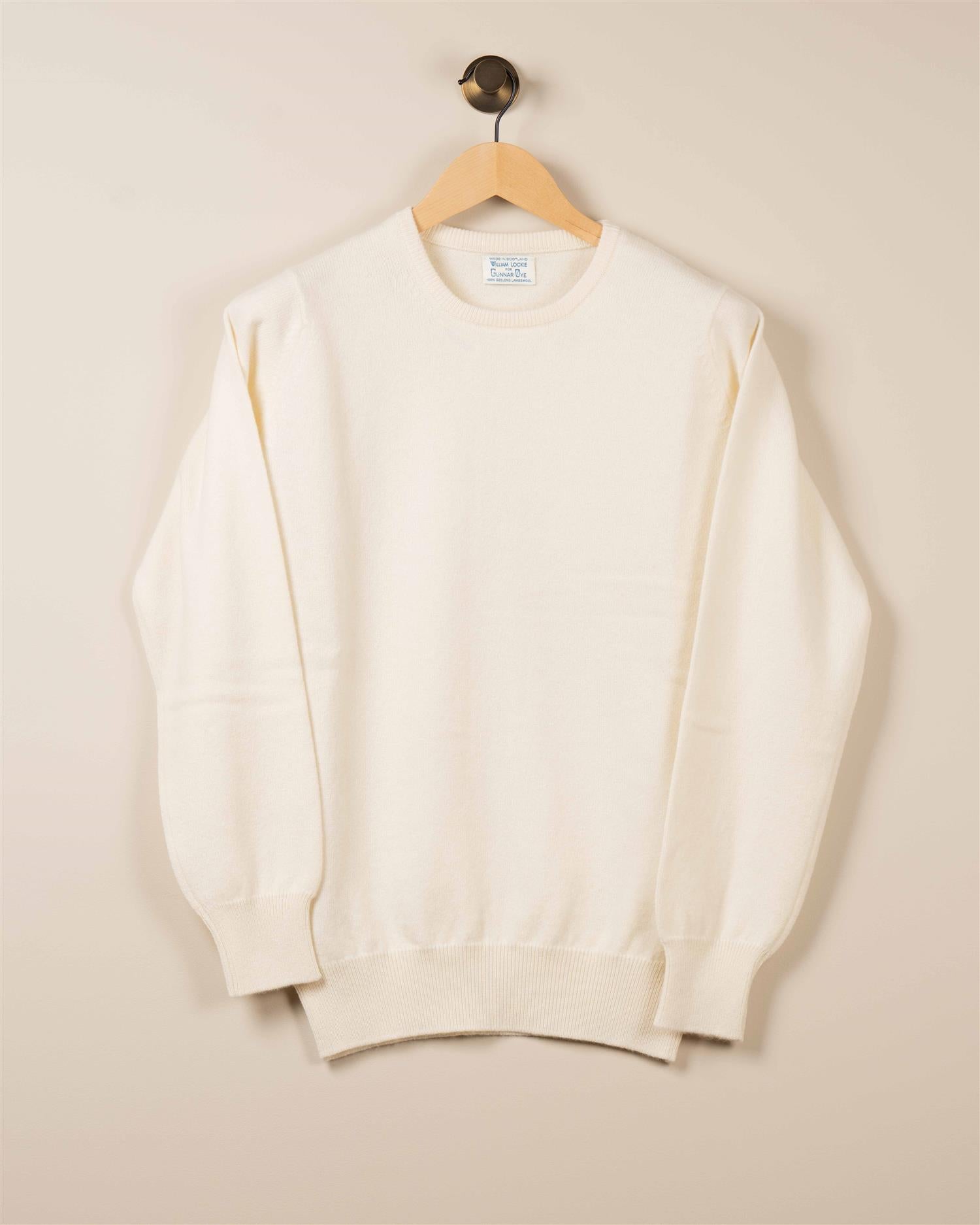 Rundhals Genser - Krem