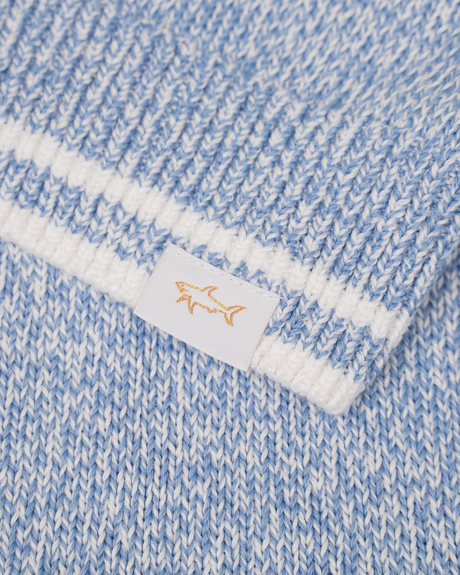 Crew Neck Piuma Bomull Genser - Lys blå