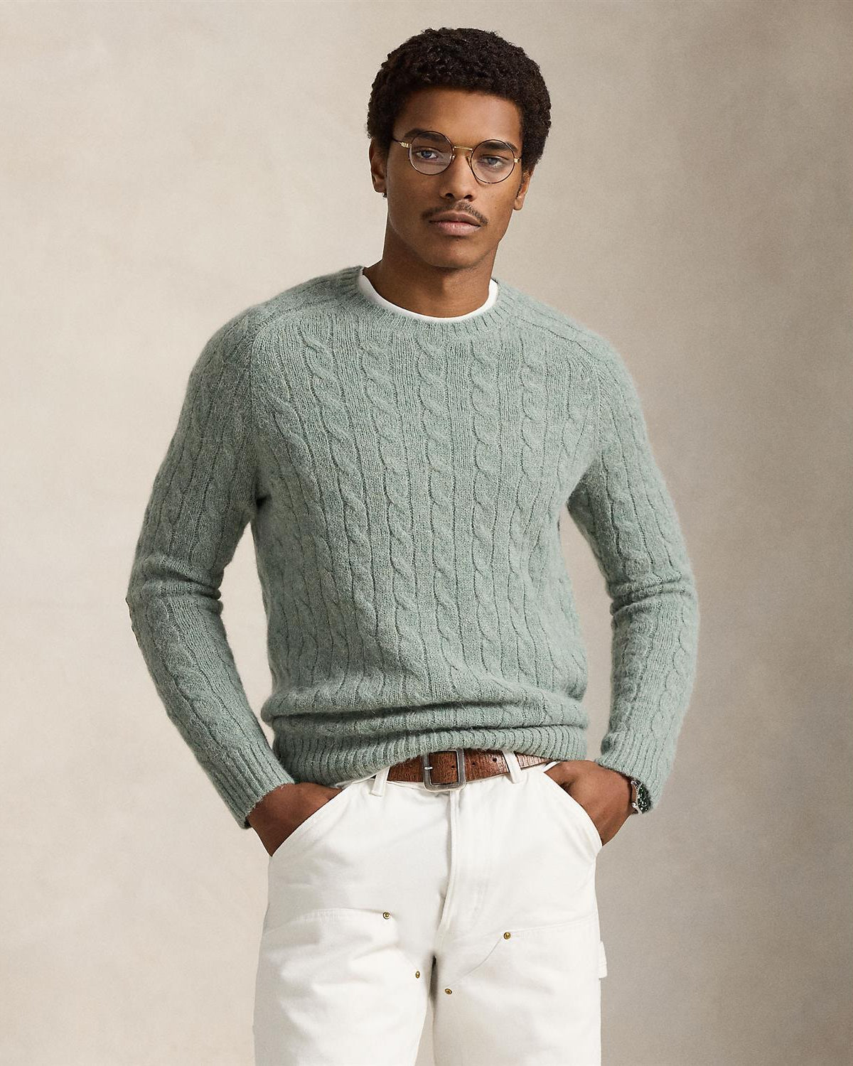 Flette Genser Alpaca Blend - Grønn