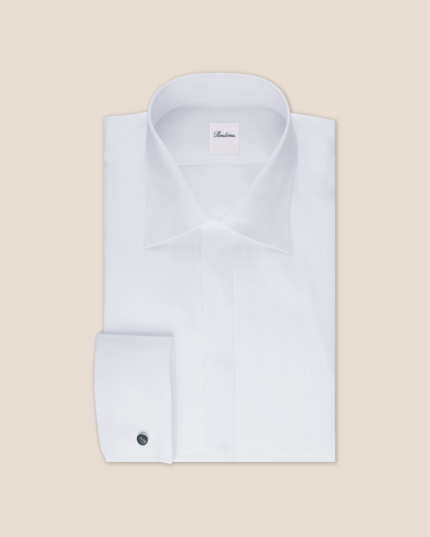 Smokingskjorte Fitted Body - Hvit