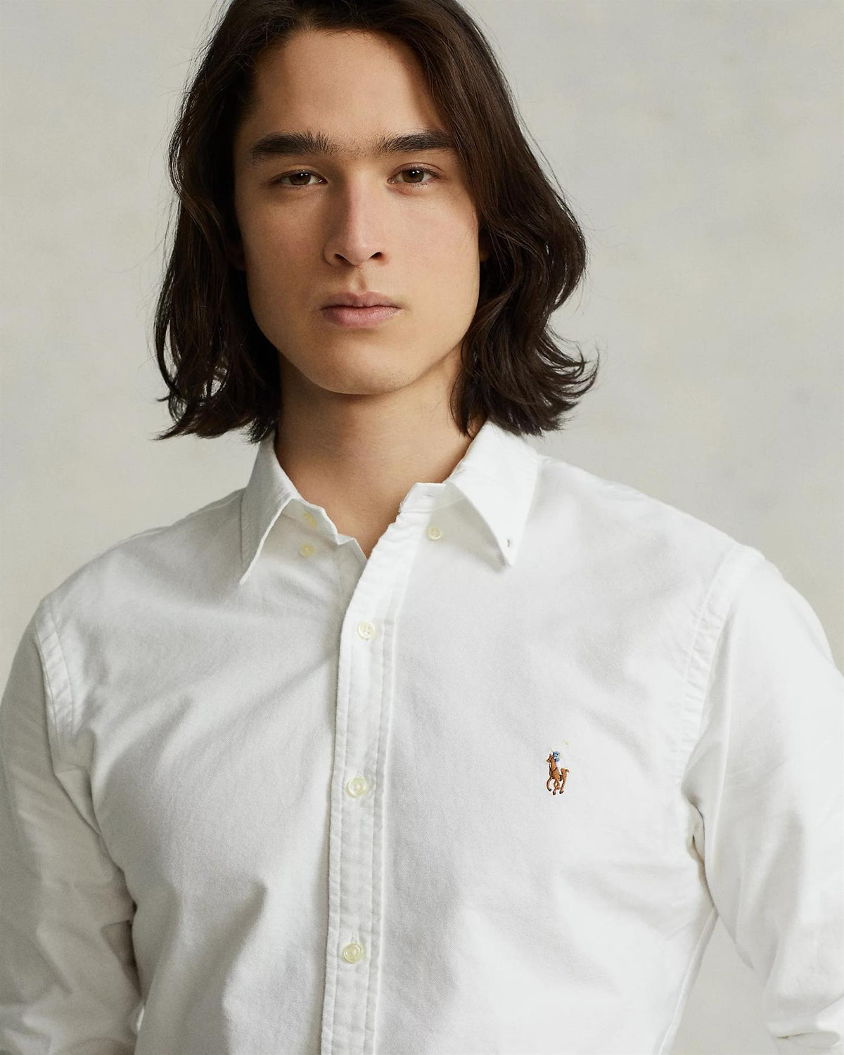 Custom Fit Oxford Skjorte - Hvit