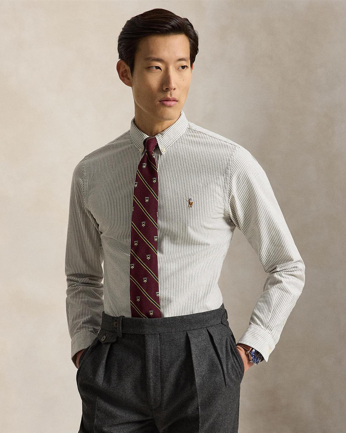 Classic Oxford Stripet - Beige