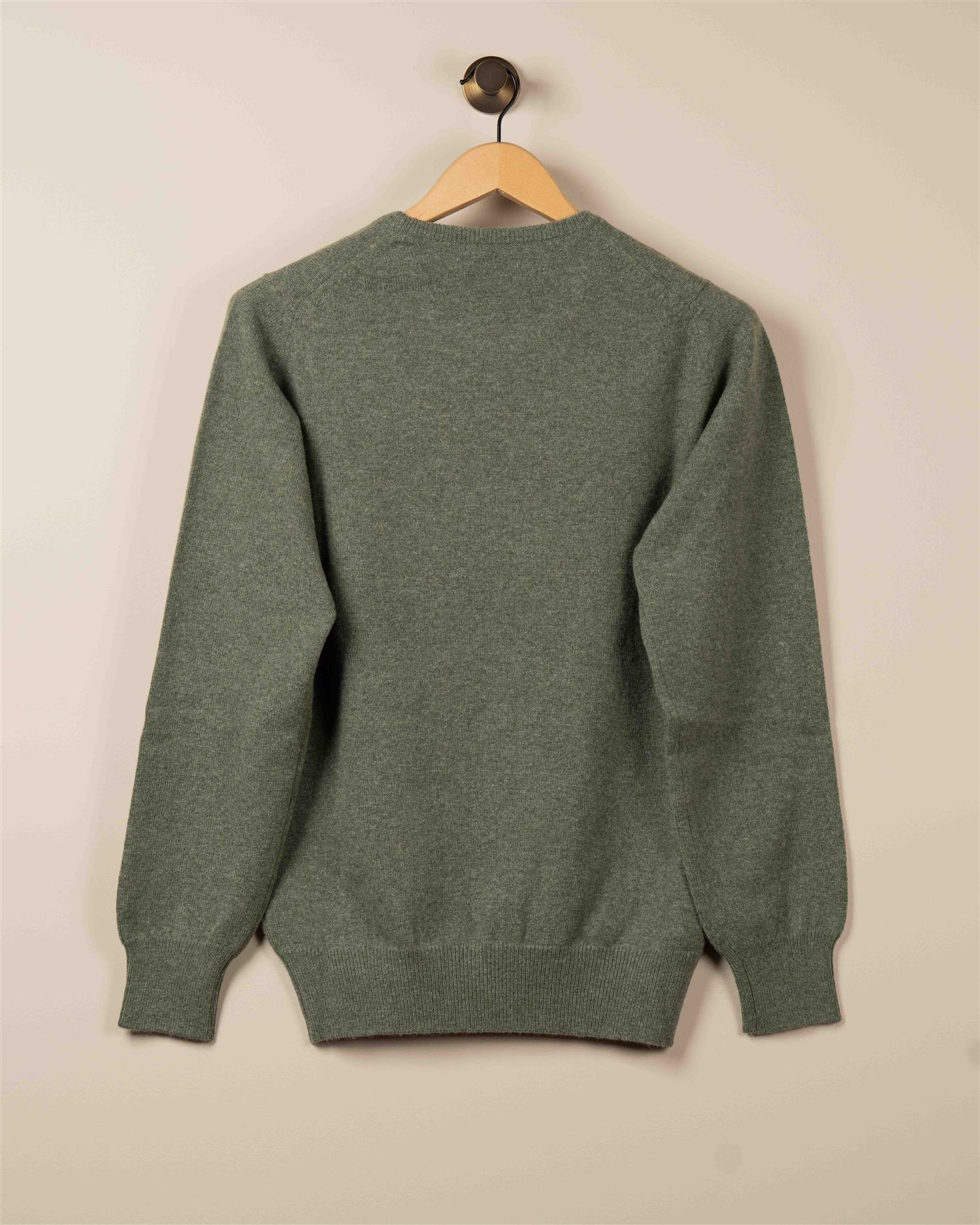 Rundhals Genser - Lys Grønn