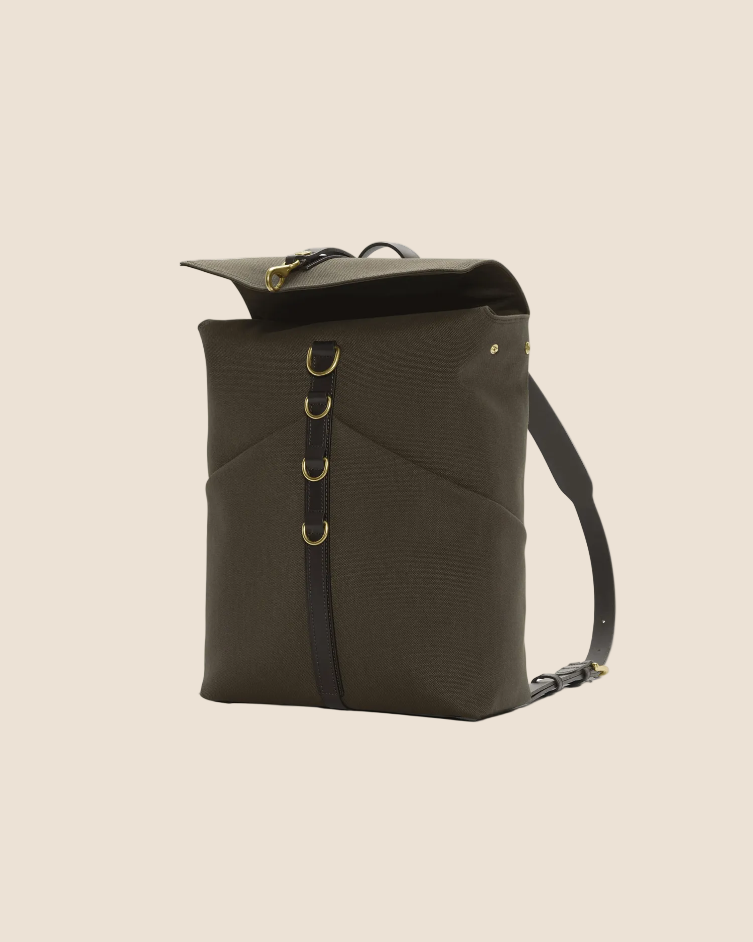 M/S Rucksack - Army/dark brown