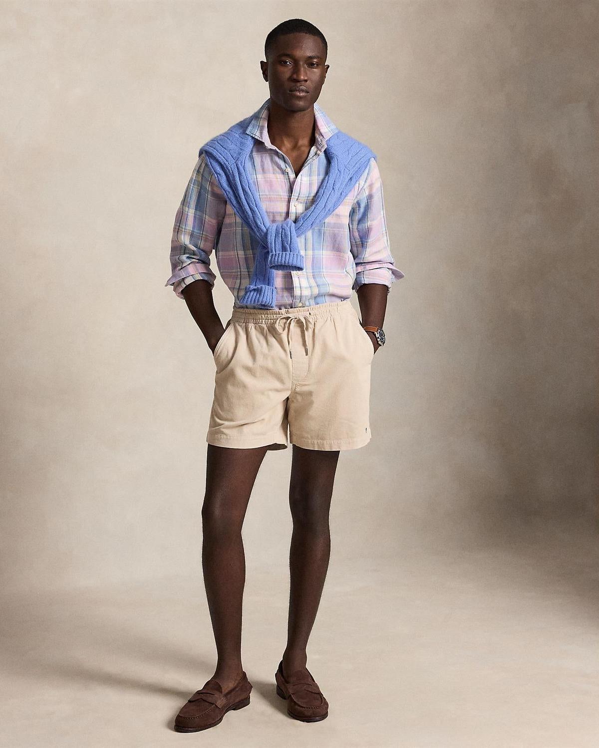 Cord Shorts - Kaki