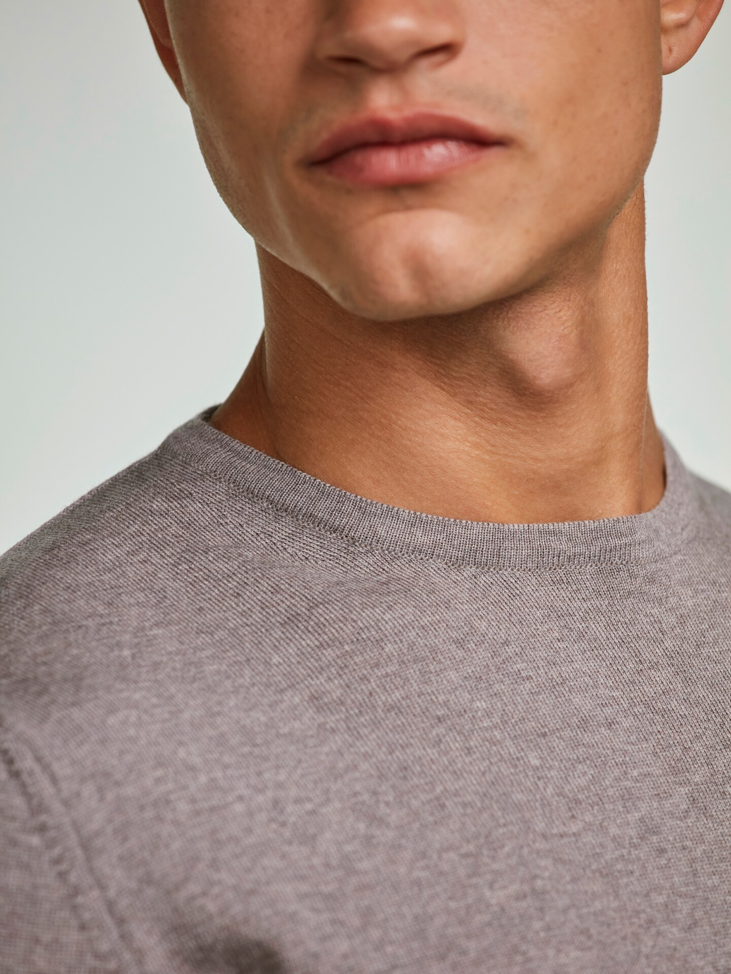 Merino Crew neck - Brun