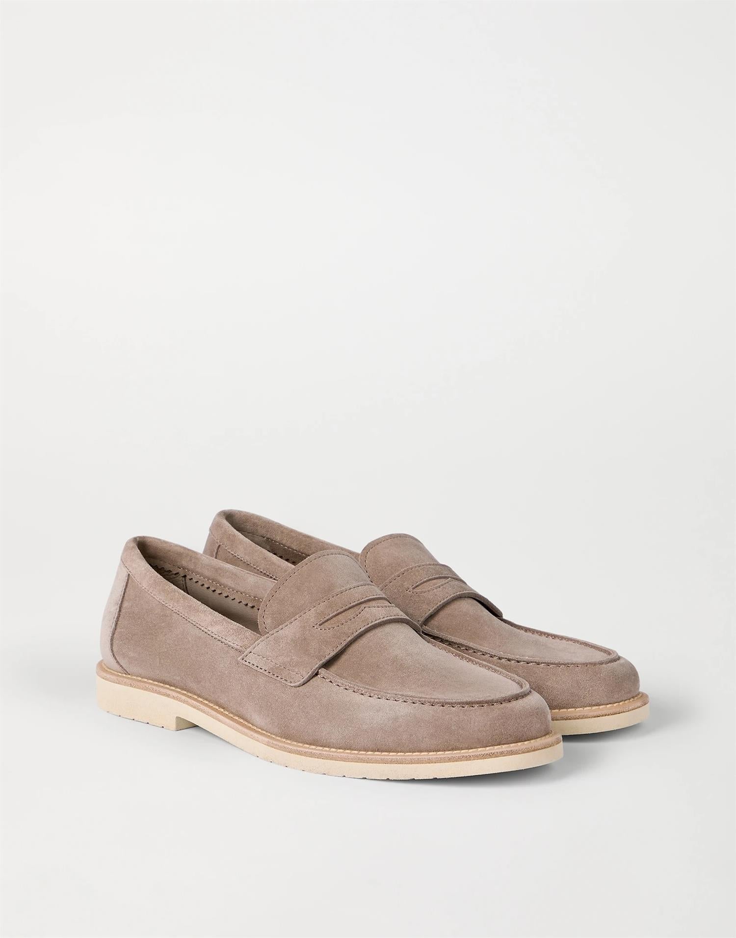 Reversed Kalveskinn Penny Loafer
