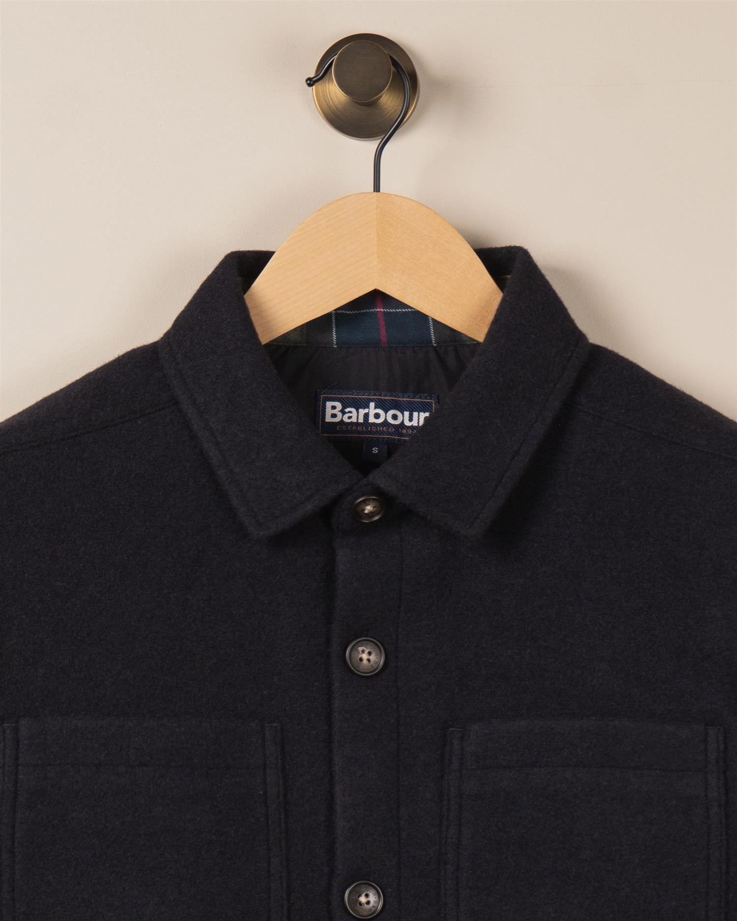 Chapter Check Overshirt - Navy