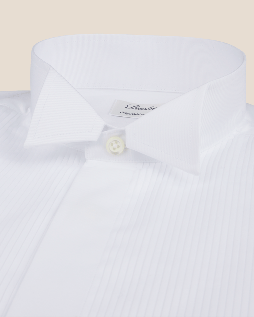 Smokingskjorte Fitted Body - Hvit