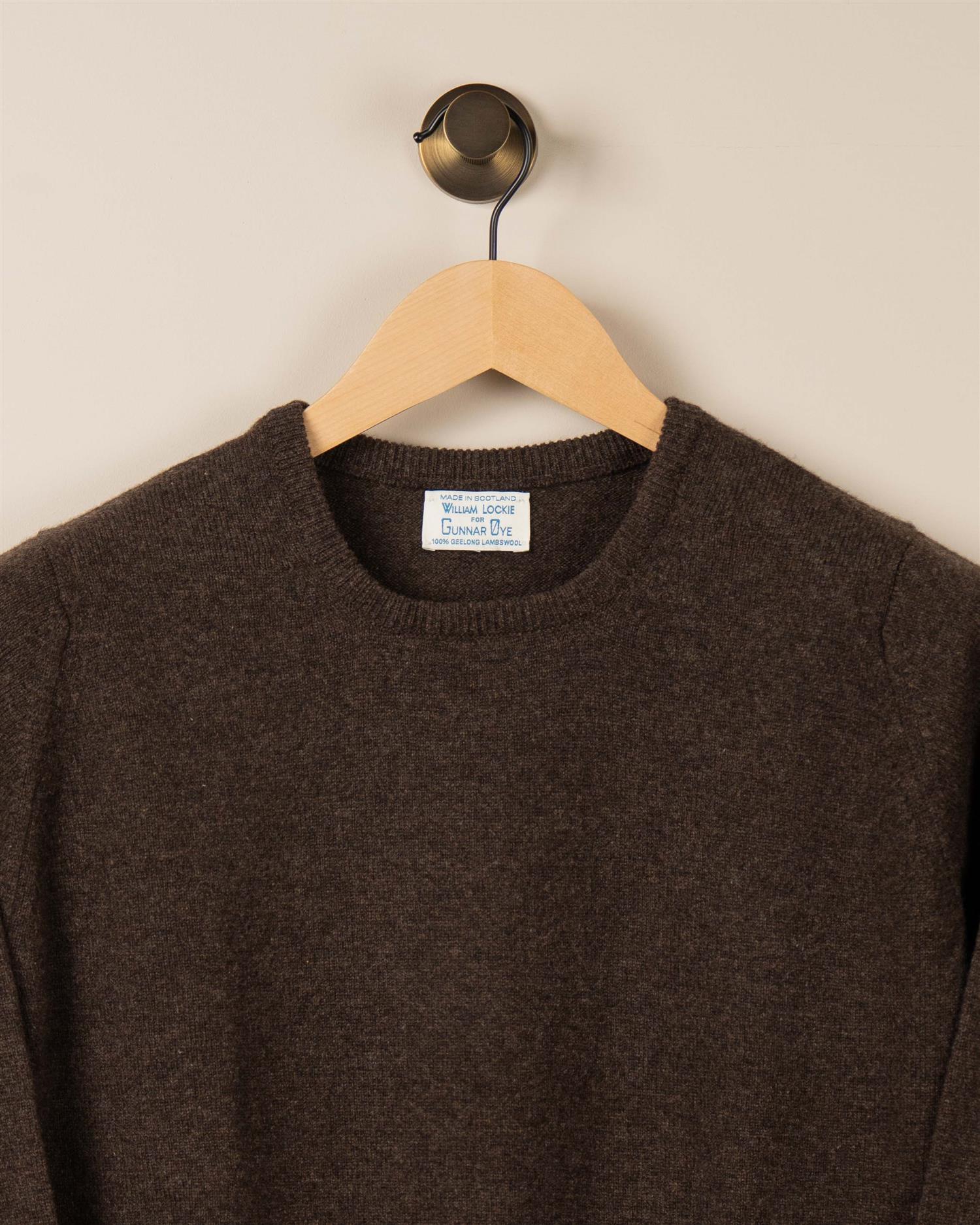 Rundhals Genser - Brun