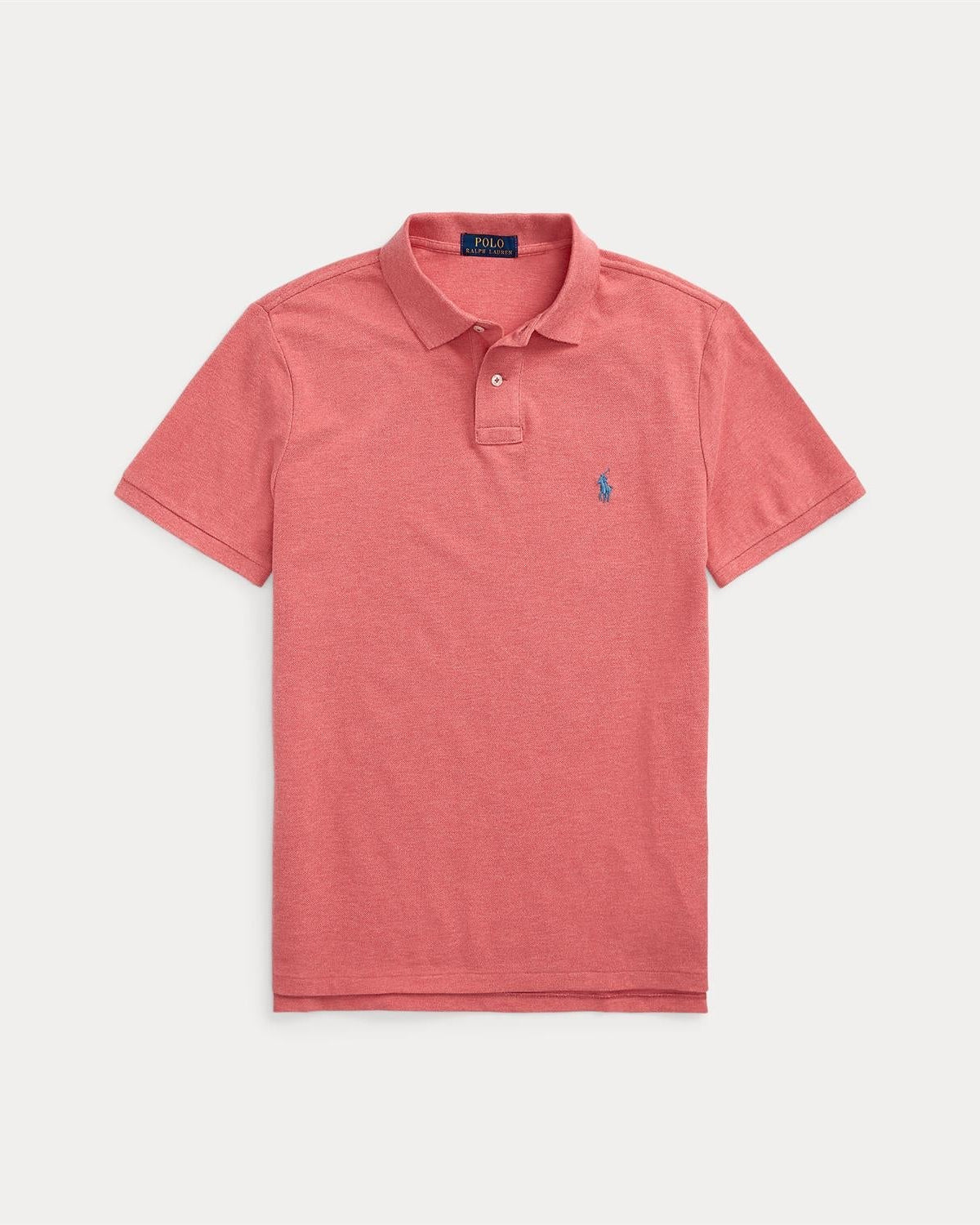 Custom Slim Fit Polo Vasket Rød