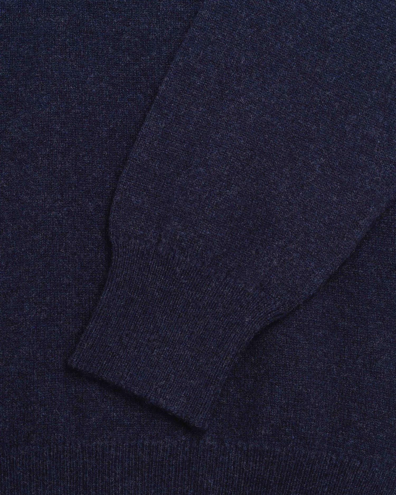 Rundhals Genser - Mørk blå